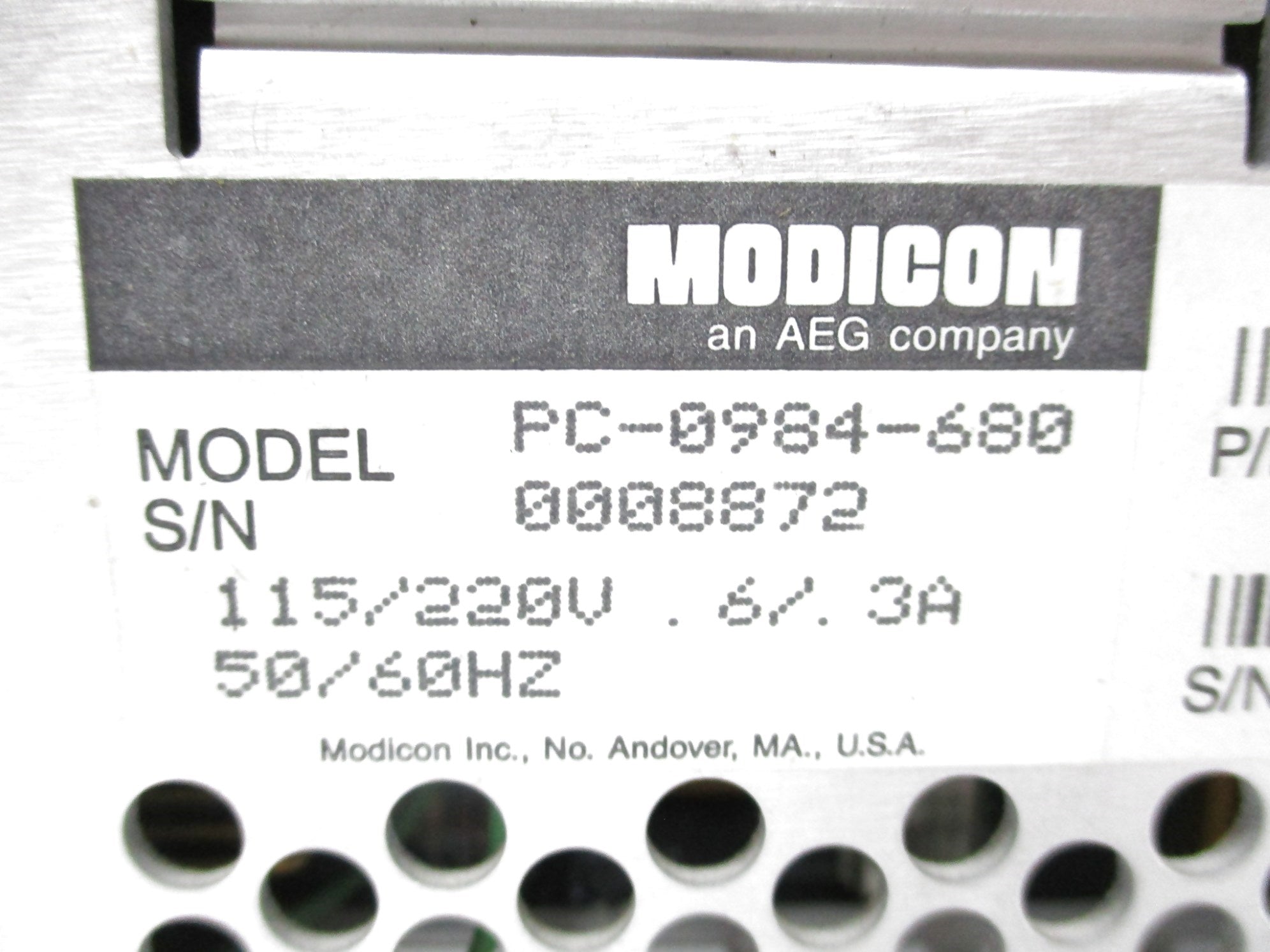 MODICON PC-0984-680 UNMP