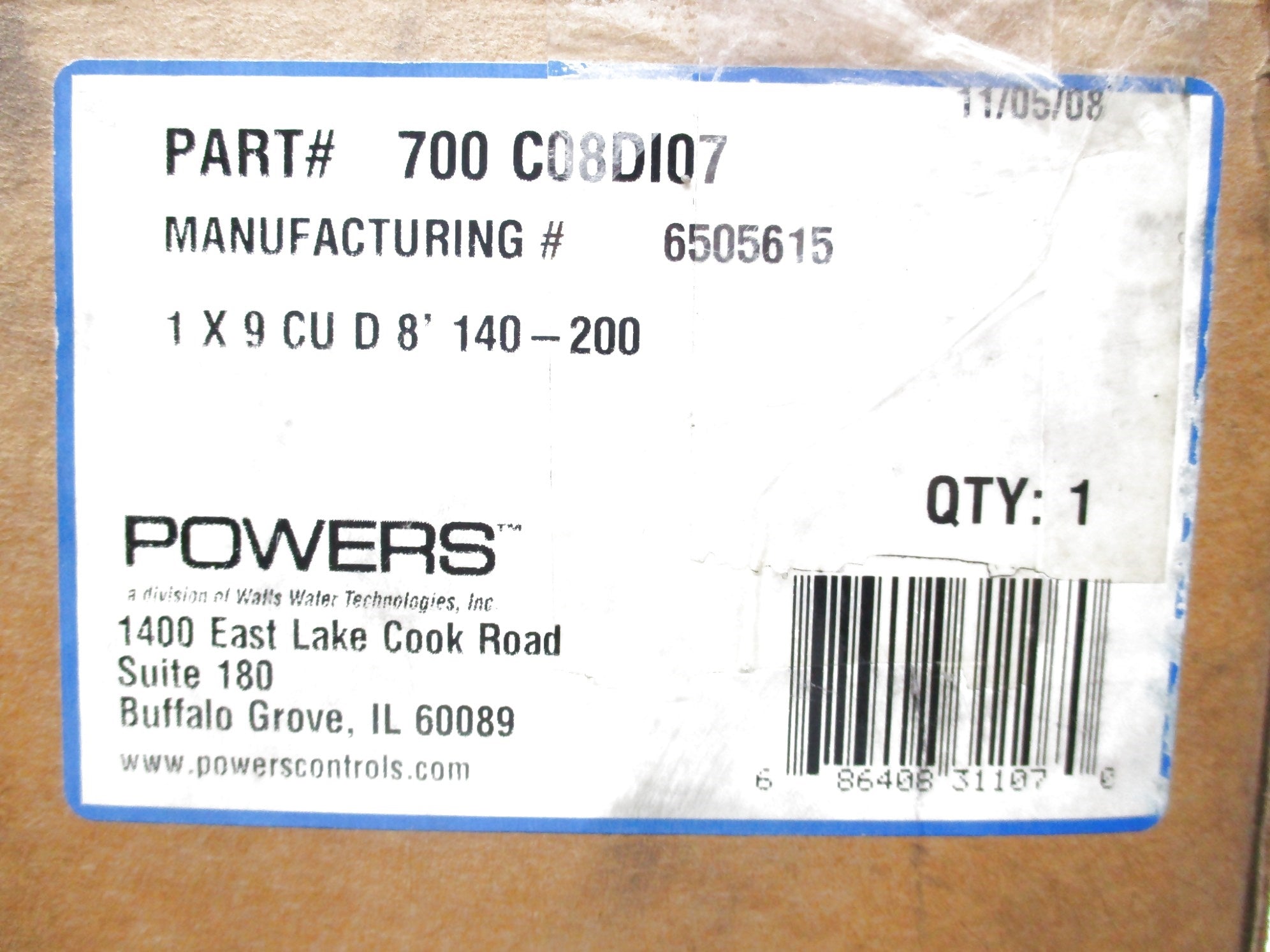 WATTS 700-C08DI07 NSMP