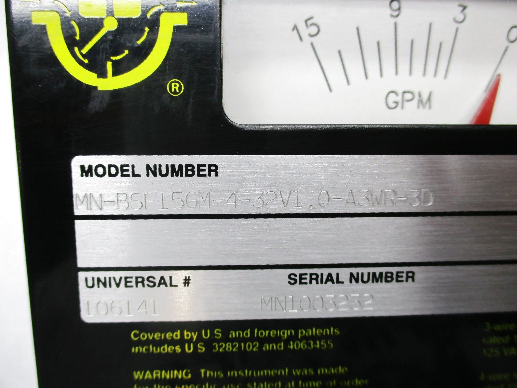 UFM MN-BSF15GM-4-32V1.0-A3WR-3D NSNP