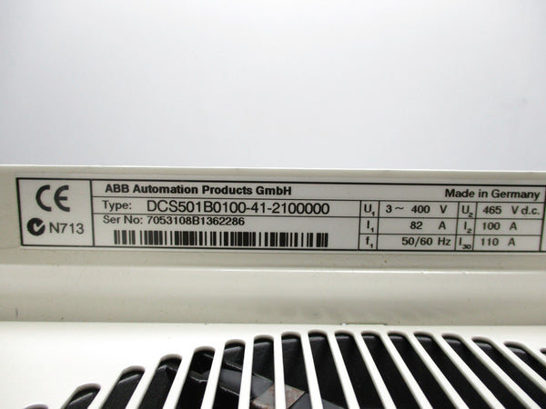 ABB DCS501B0100-41-2100000 UNMP