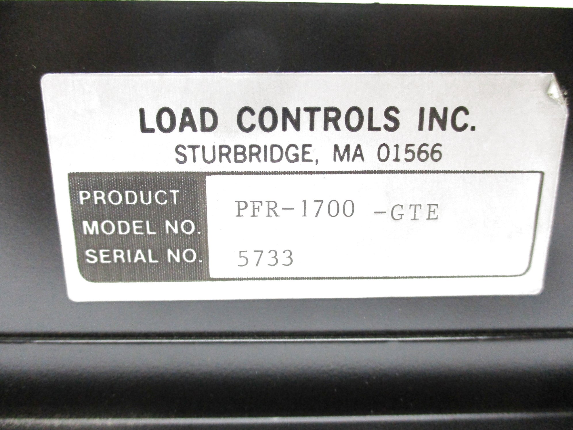LOAD CONTROLS PFR-1700-GTE UNMP