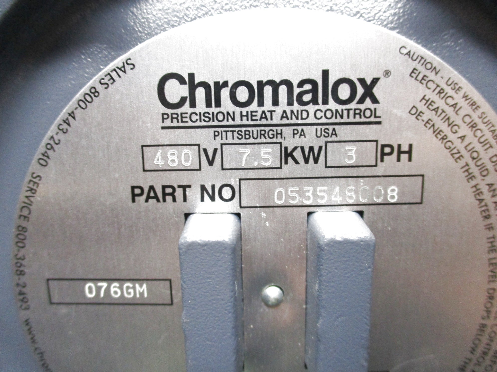 CHROMALLOX ARMTS-3755E2T2 053548008 NSNP