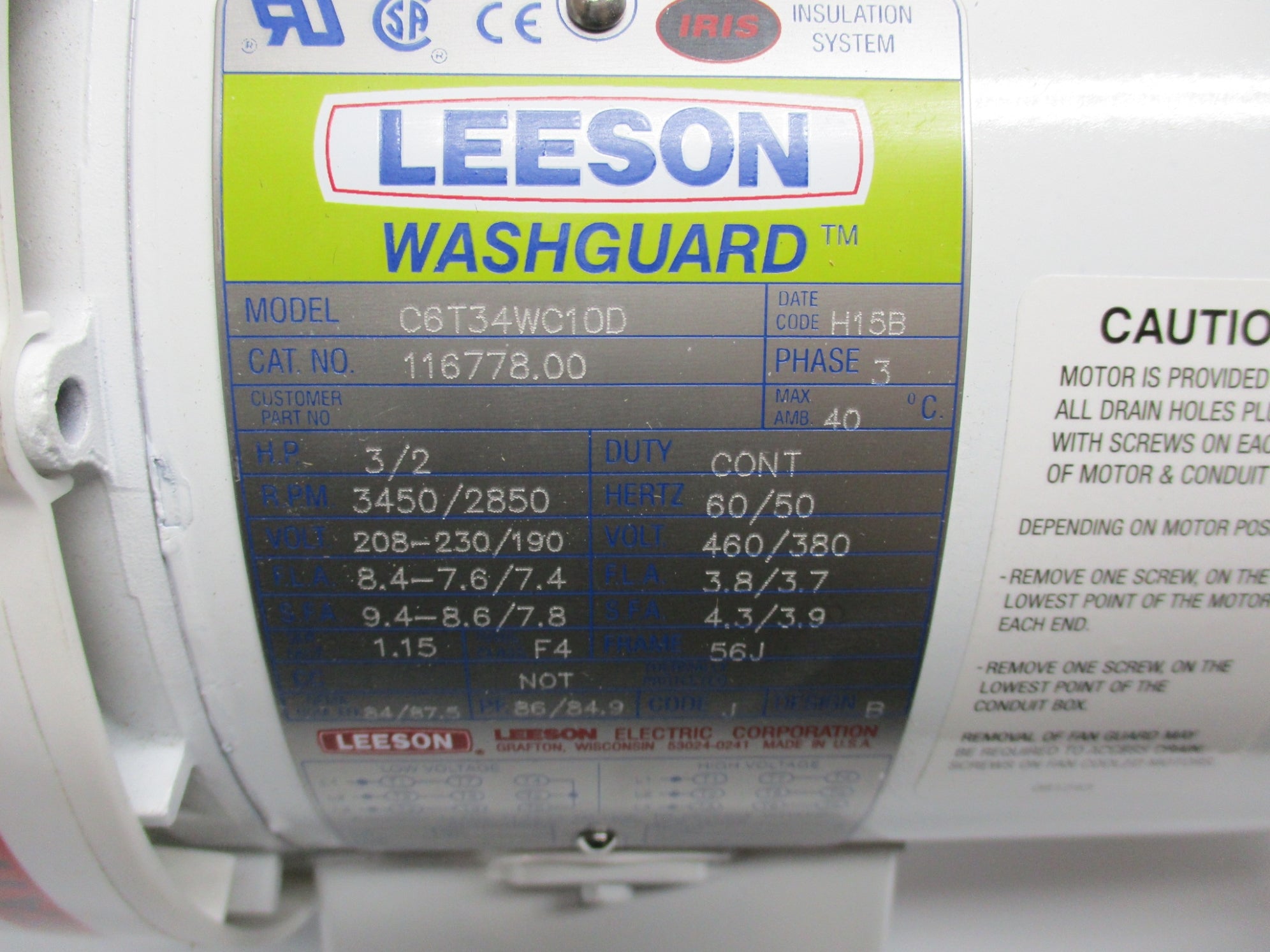 NORCHEM ACDU120/530W3H NSNP