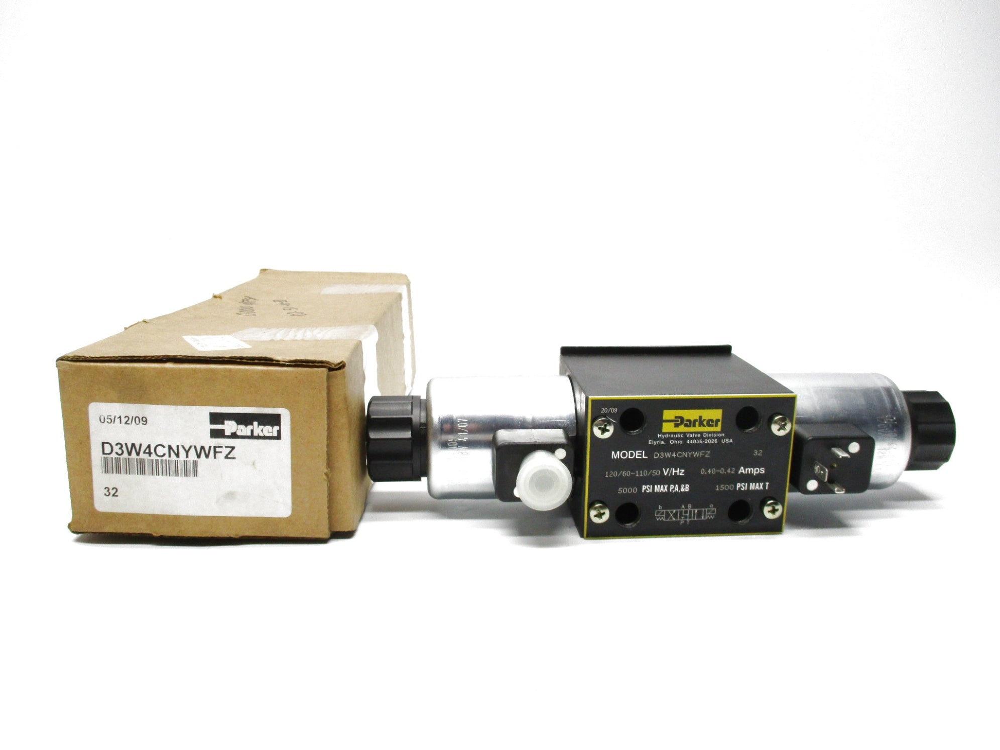 PARKER D3W4CNYWFZ 110-120V 0.40-0.42A 5000PSI NSMP