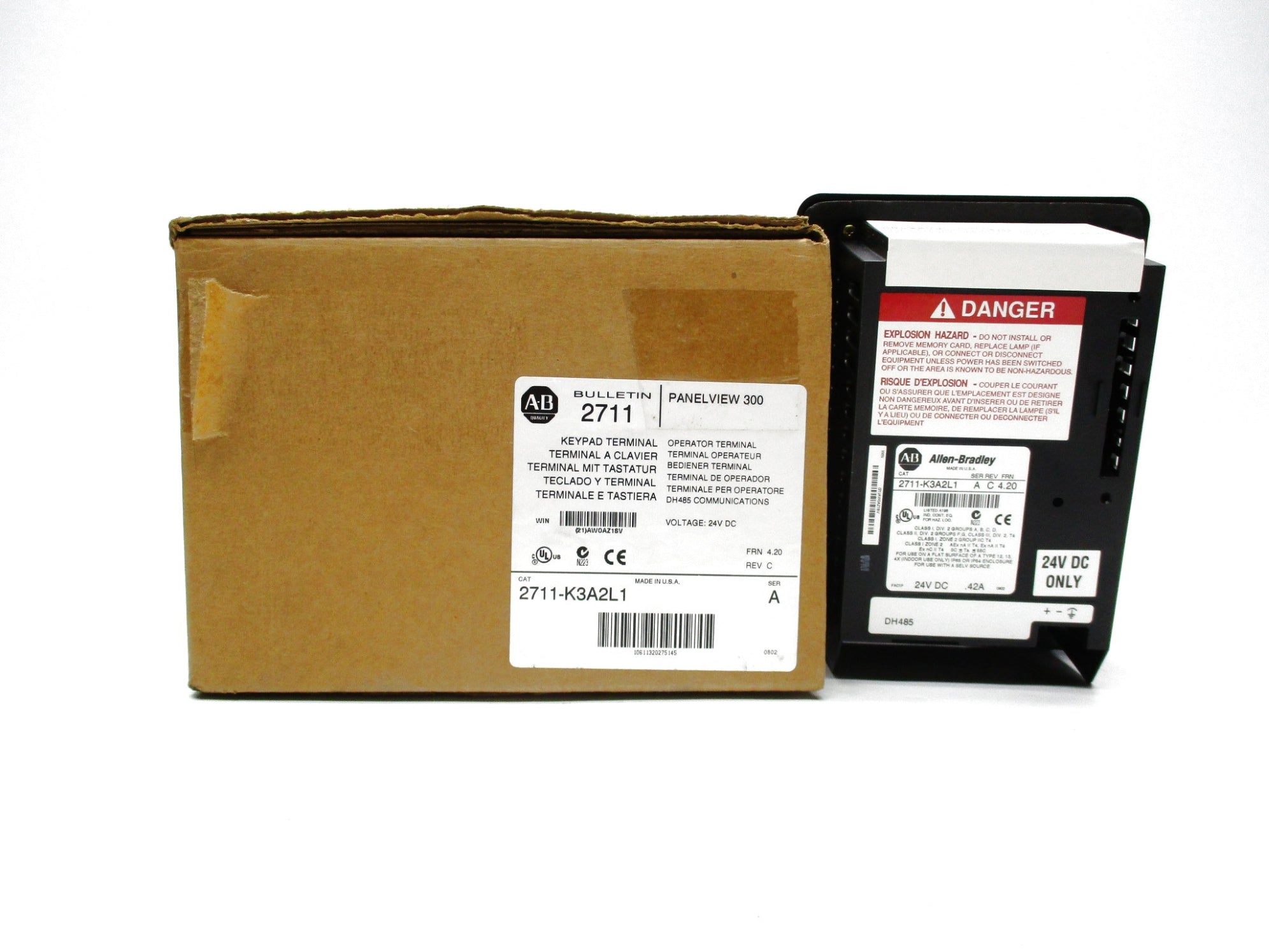 ALLEN BRADLEY 2711-K3A2L1 SER. A F/W 4.20 NSMP