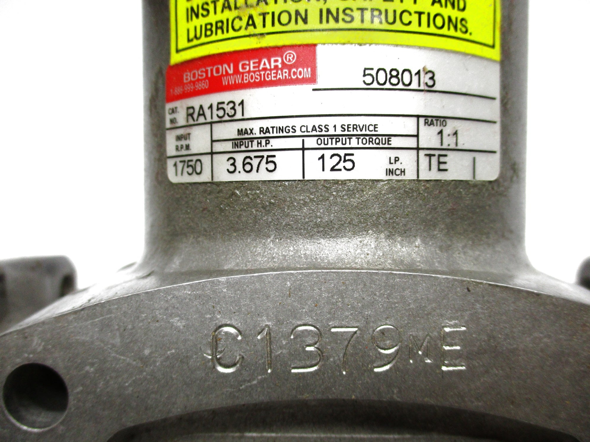 BOSTON GEAR RA1531 NSMP
