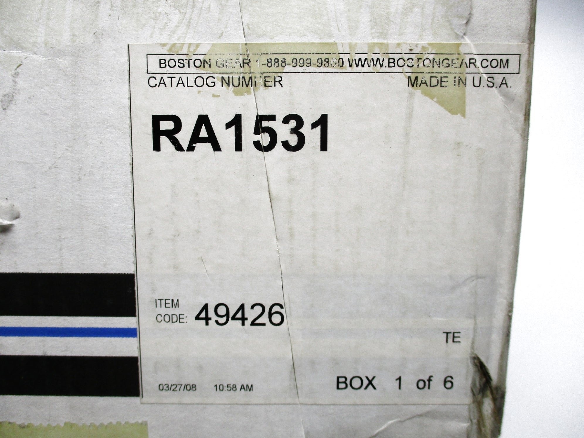 BOSTON GEAR RA1531 NSMP