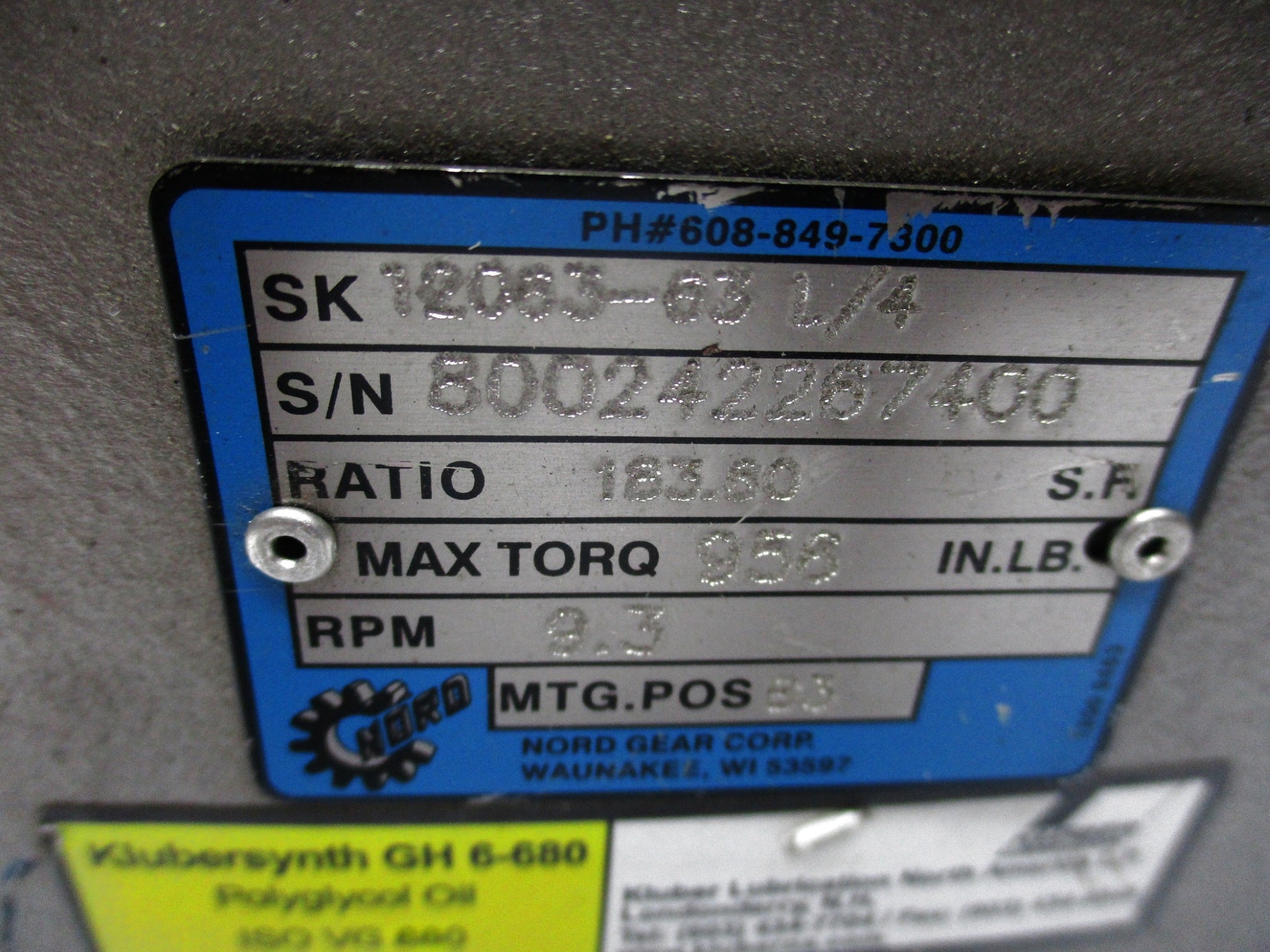 NORD SK12063-631/4 NSNP