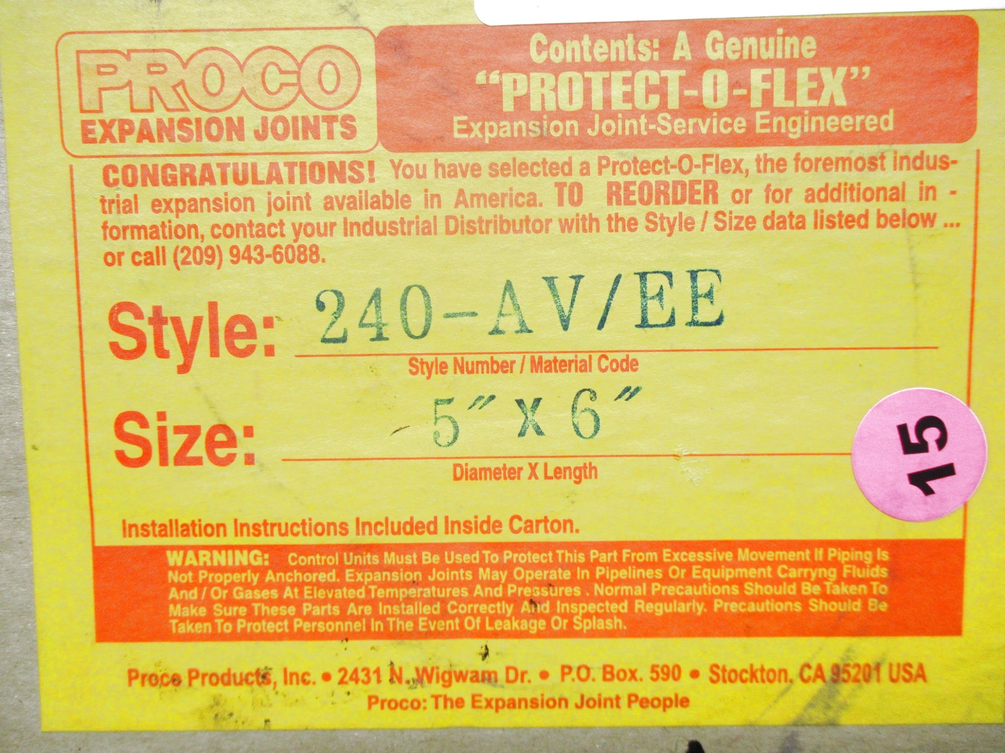 PROCO 240-AV-EE NSMP