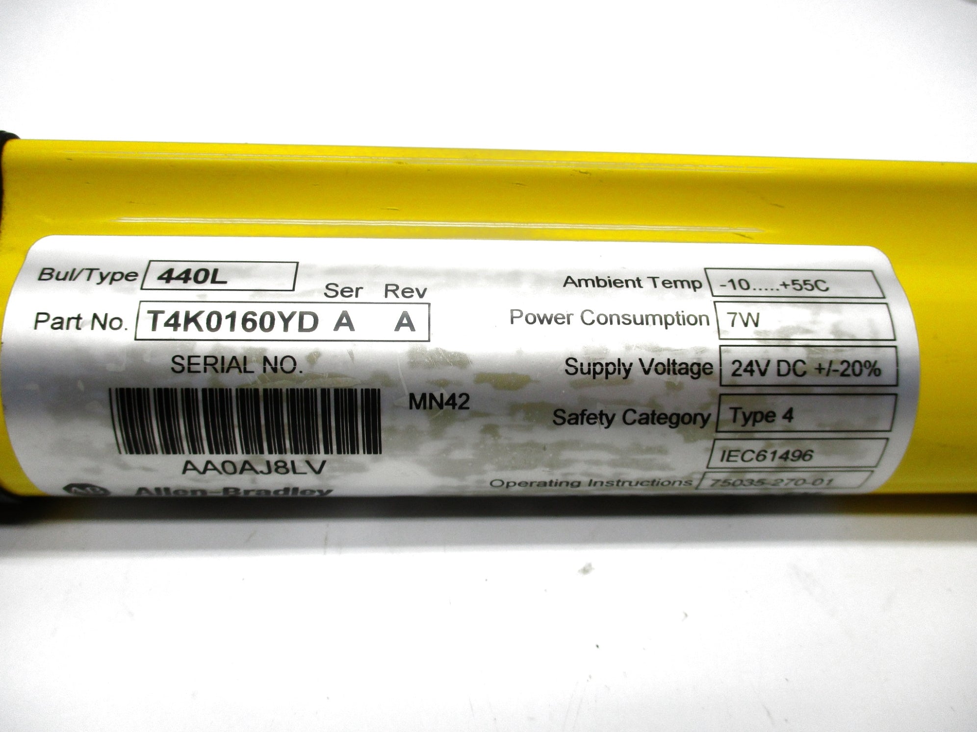INDUSTRIAL SPARE PART T4K0160YD SER. A REV. A NSNP
