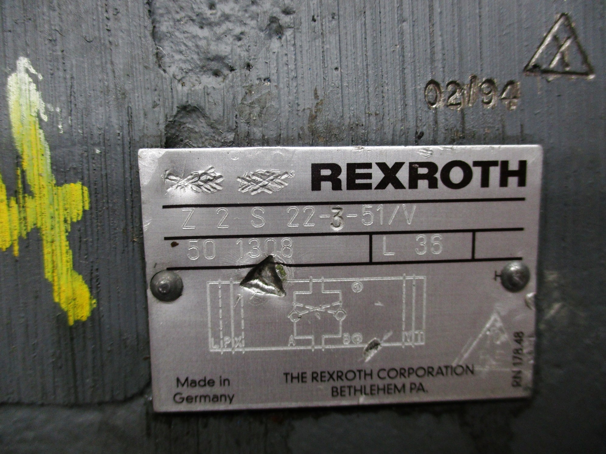 REXROTH Z-2-S-22-3-51/V UNMP