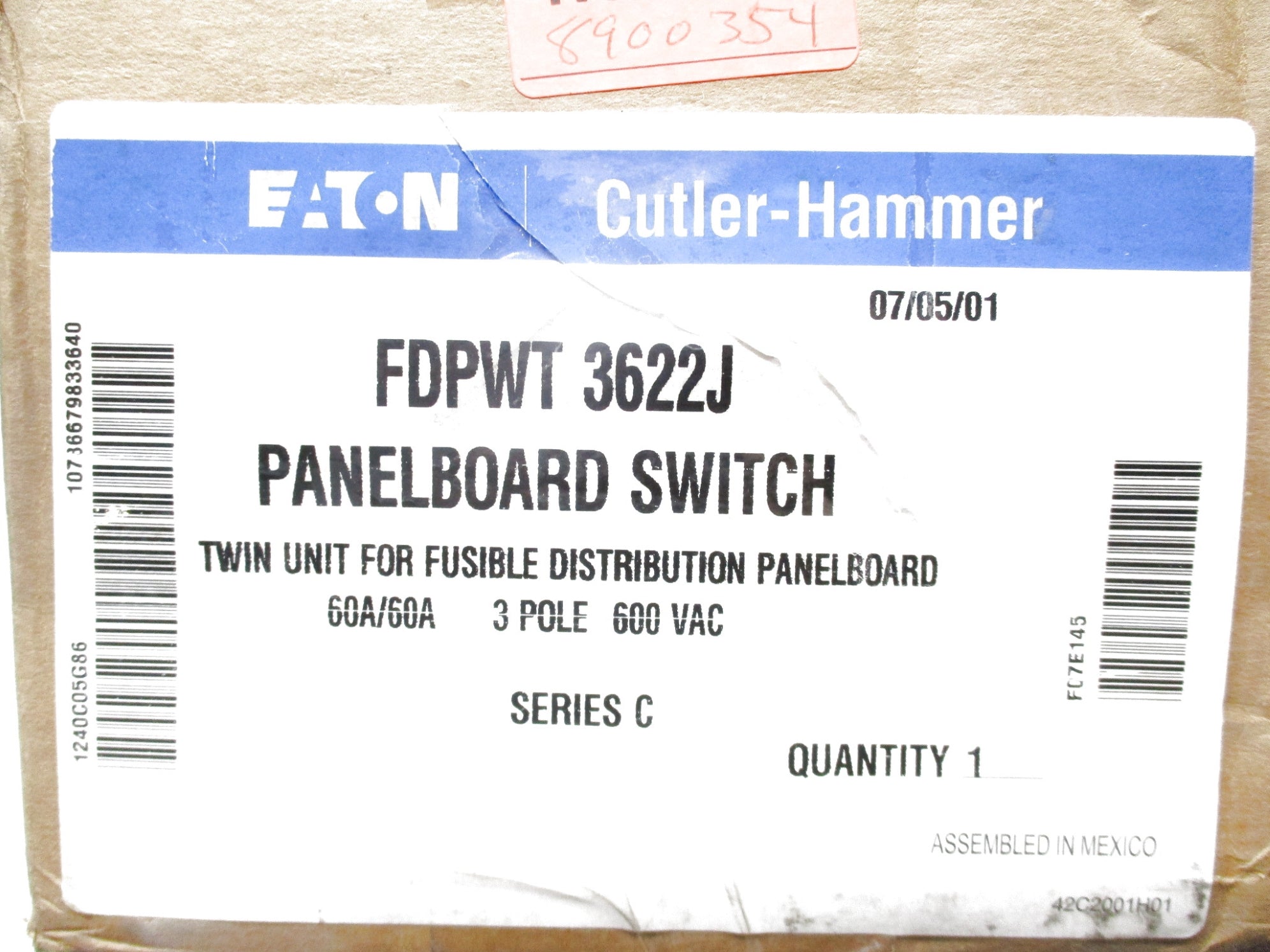EATON FDPWT3622J SER. C NSMP
