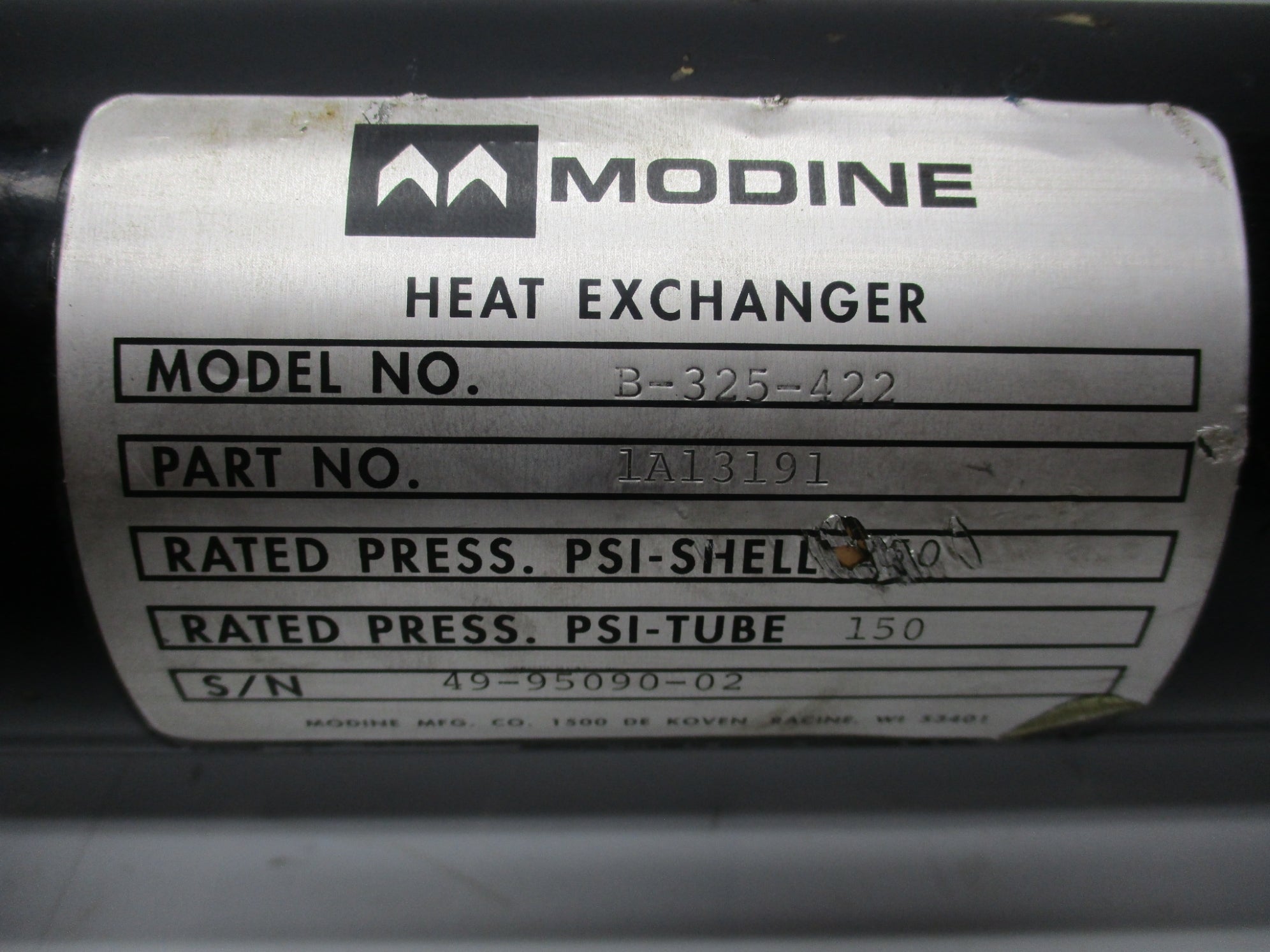 MODINE 1A13191 NSNP
