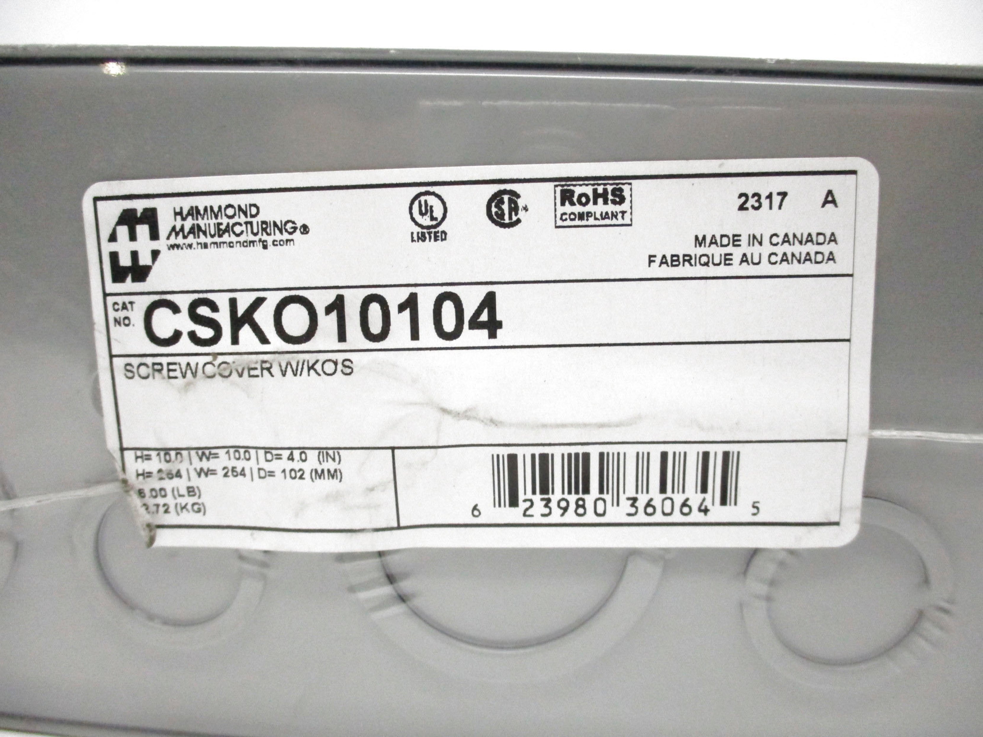 HAMMOND CSKO10104 NSNP