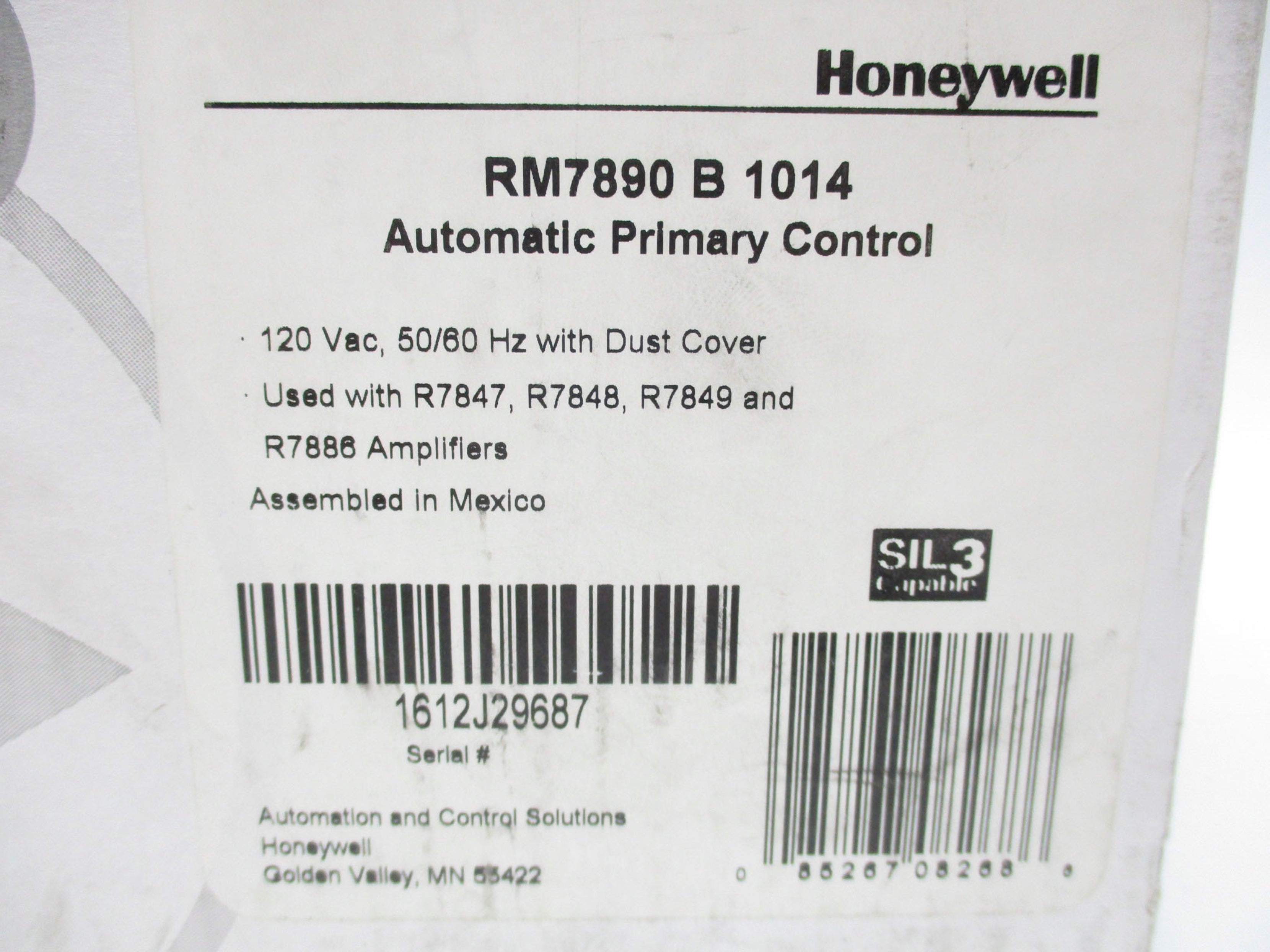 HONEYWELL RM7890B1014 120VAC NSMP