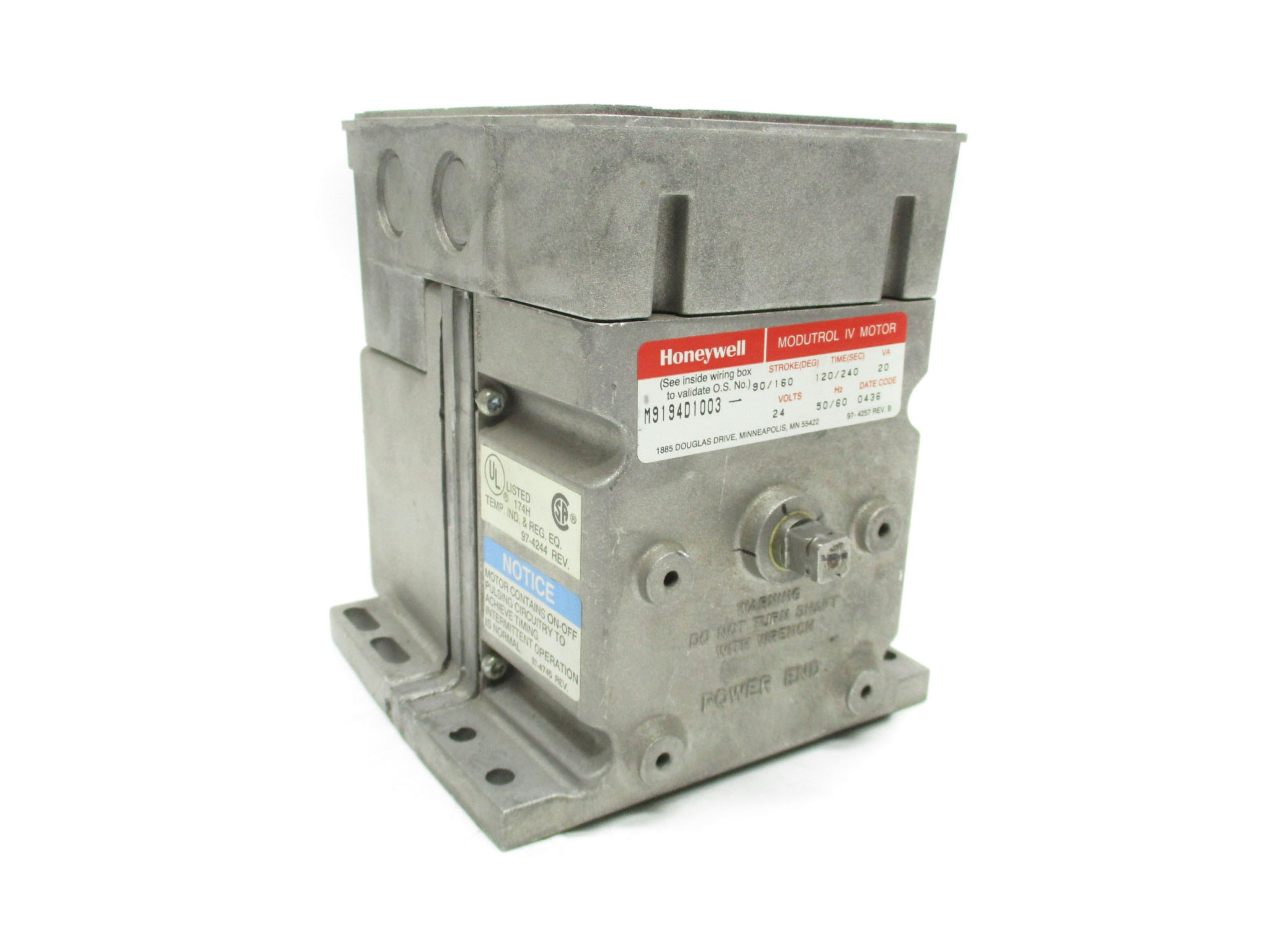 HONEYWELL M9194D1003 (AS PICTURED) UNMP