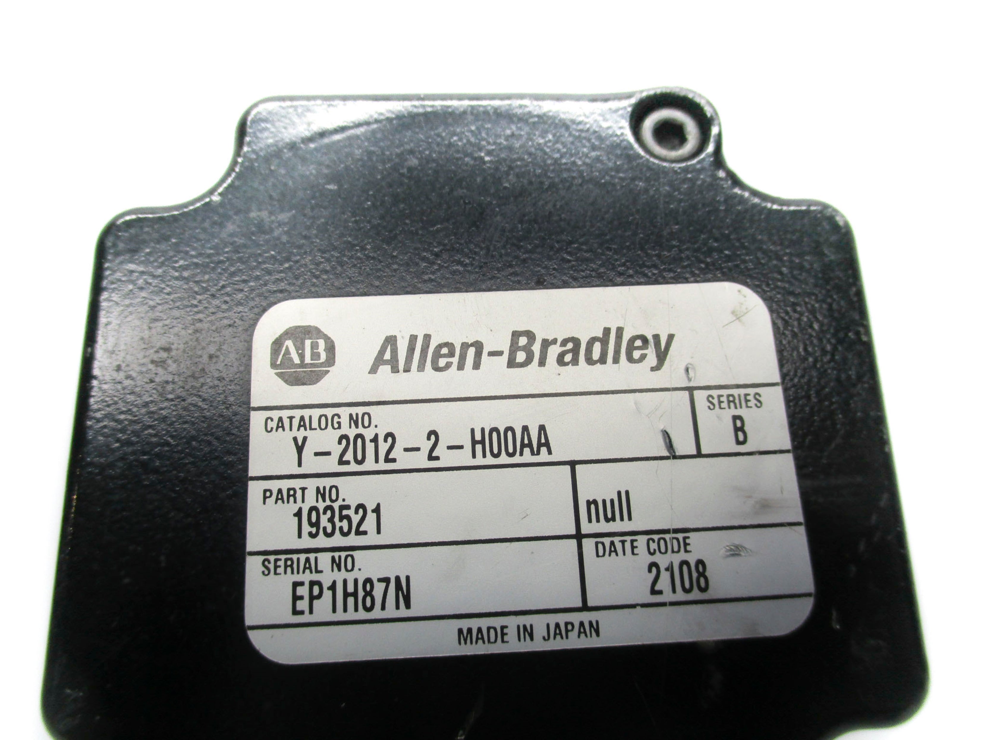 INDUSTRIAL SPARE PART Y-2012-H00AA SER. B UNMP