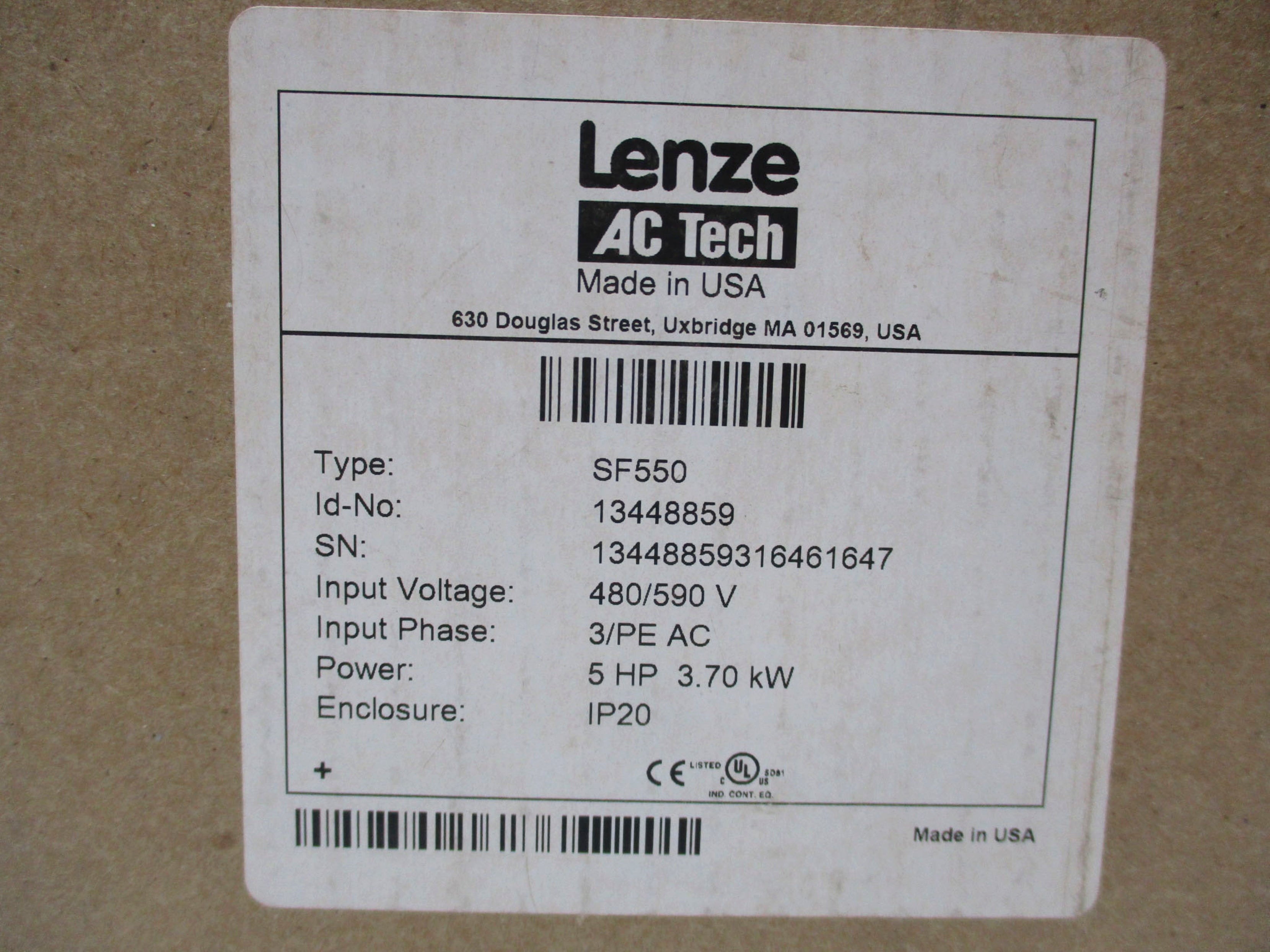 LENZE SF550 NSMP
