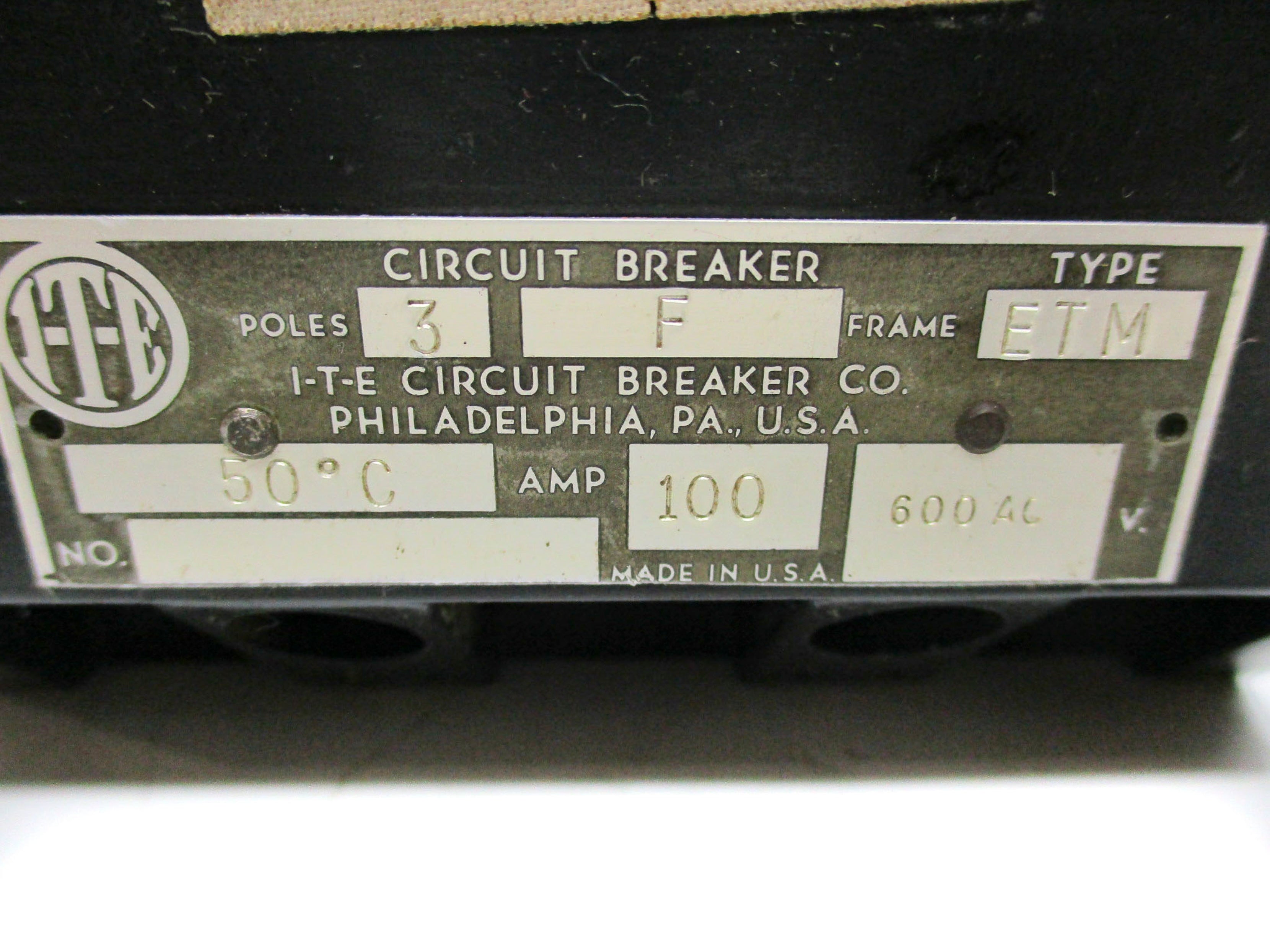ITE ETM3100 (AS PICTURED) UNMP
