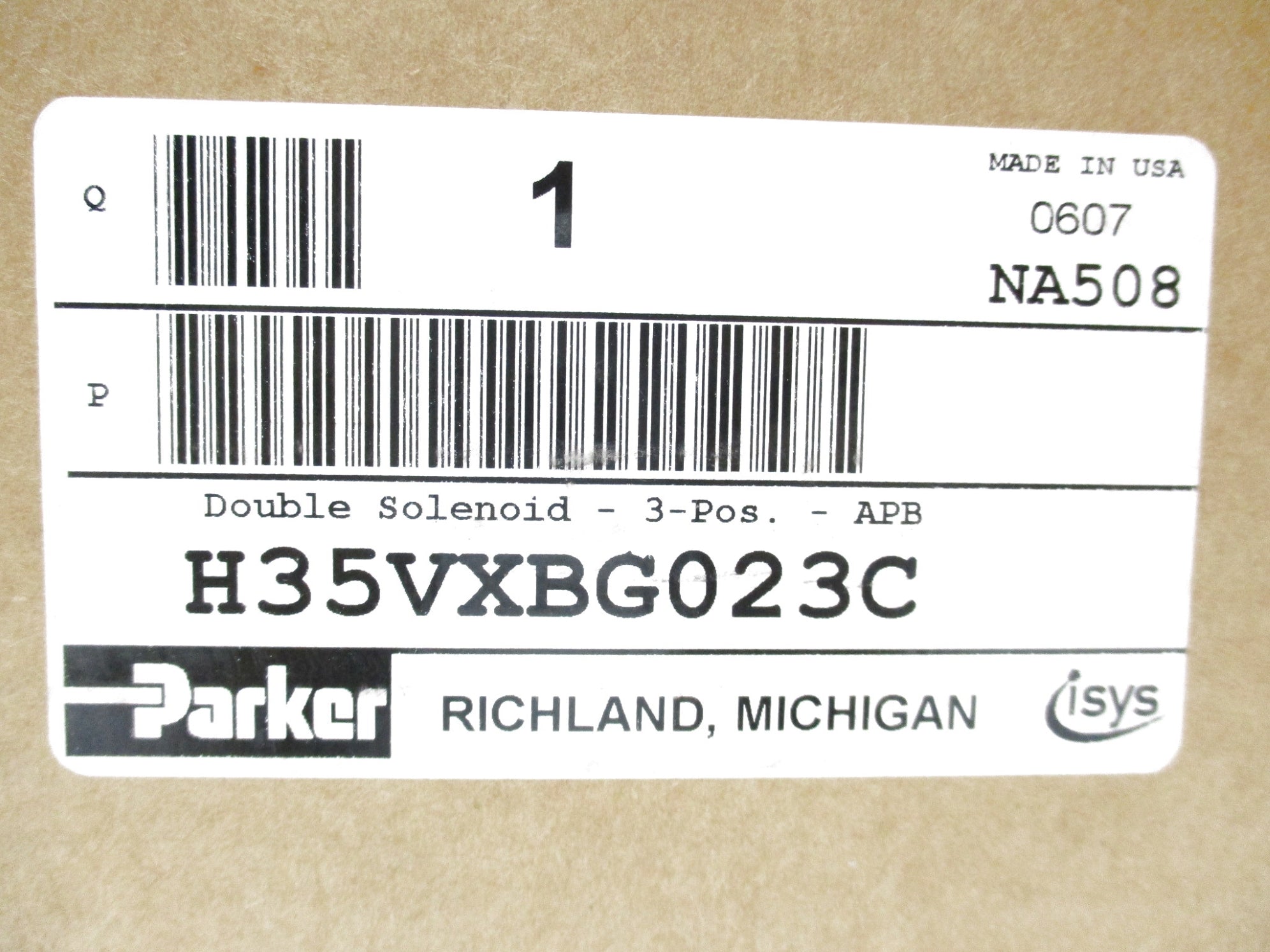 PARKER H35VXBG023C 120V 145PSI NSMP