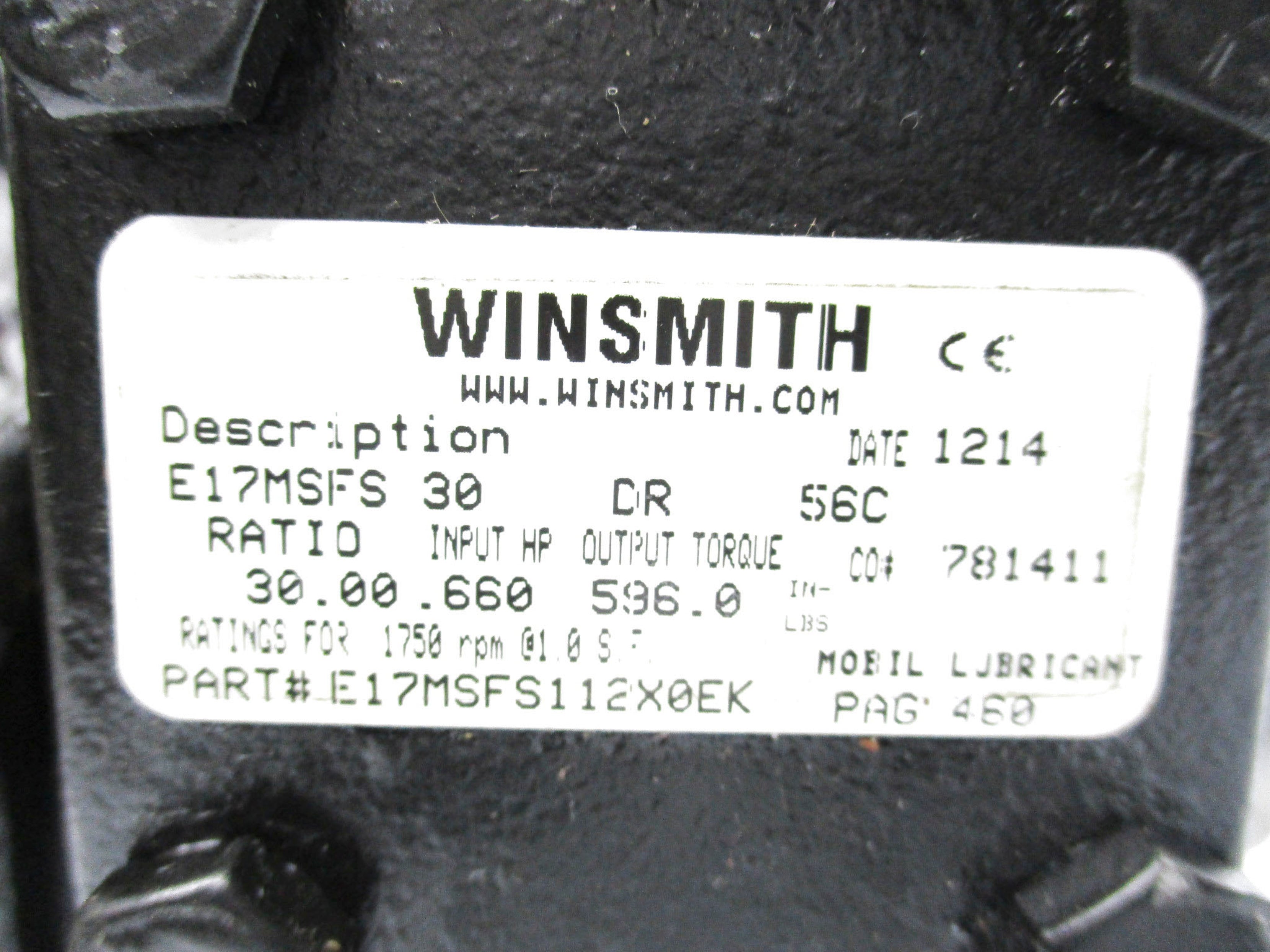 WINSMITH E17MSFS112X0EK NSMP