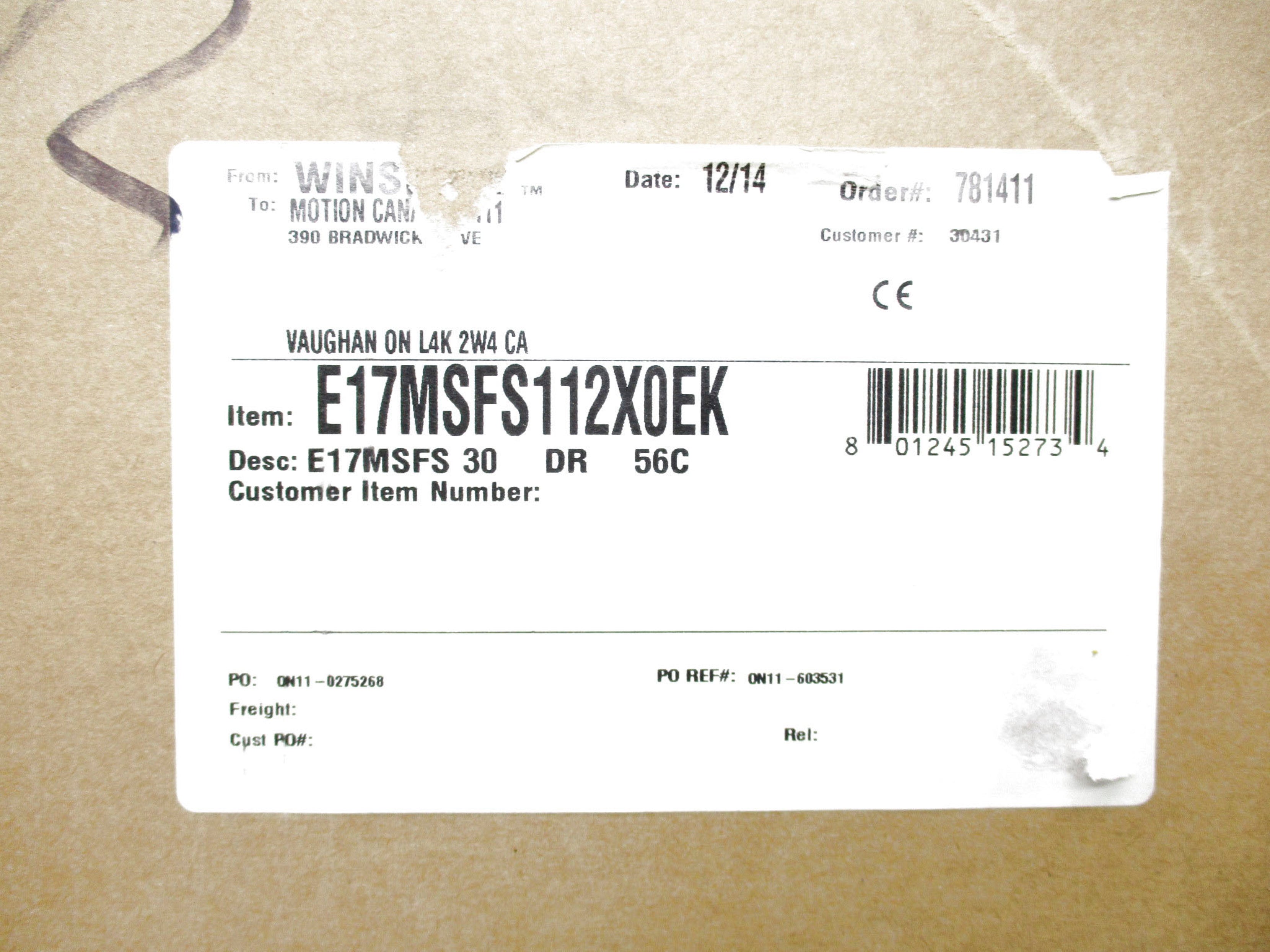 WINSMITH E17MSFS112X0EK NSMP