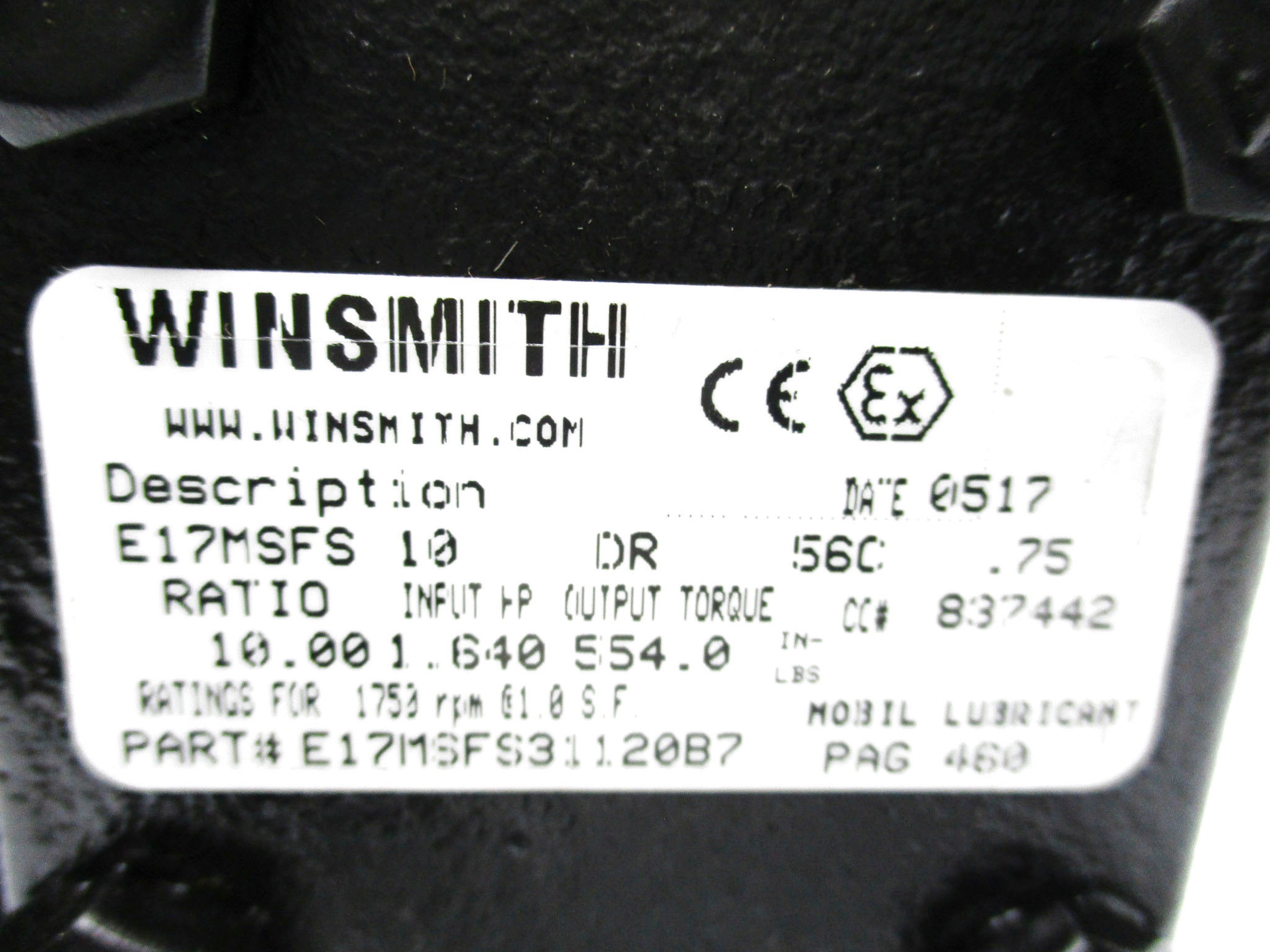 WINSMITH E17MSFS31120B7 NSMP