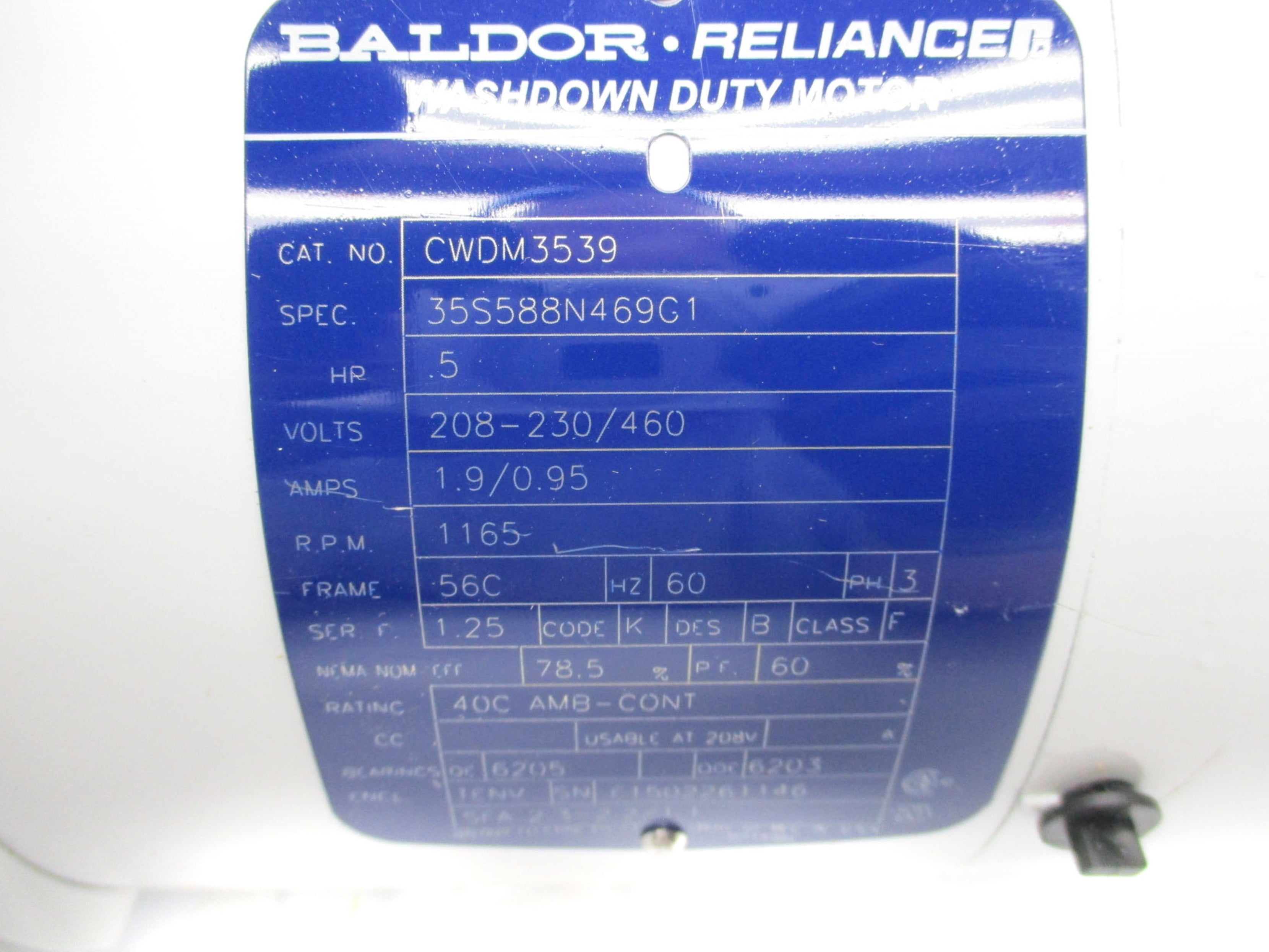BALDOR CWDM3539 NSMP