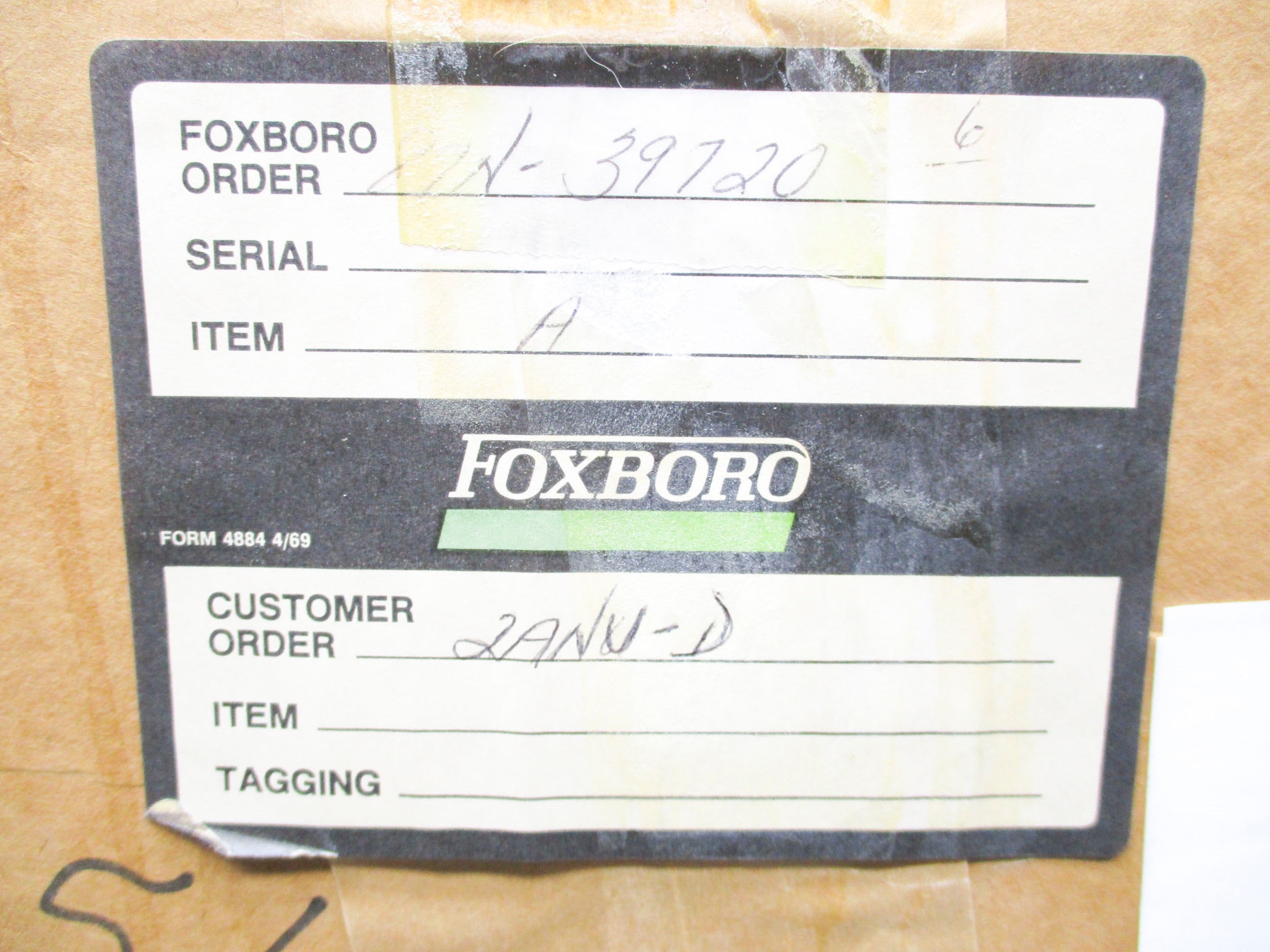 FOXBORO 2ANU-D NSMP