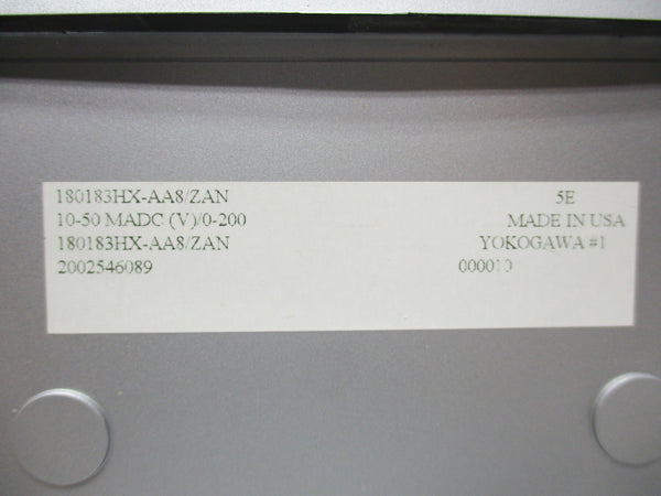 YOKOGAWA 180183HX-AA8/ZAN 0-200PSI NSMP