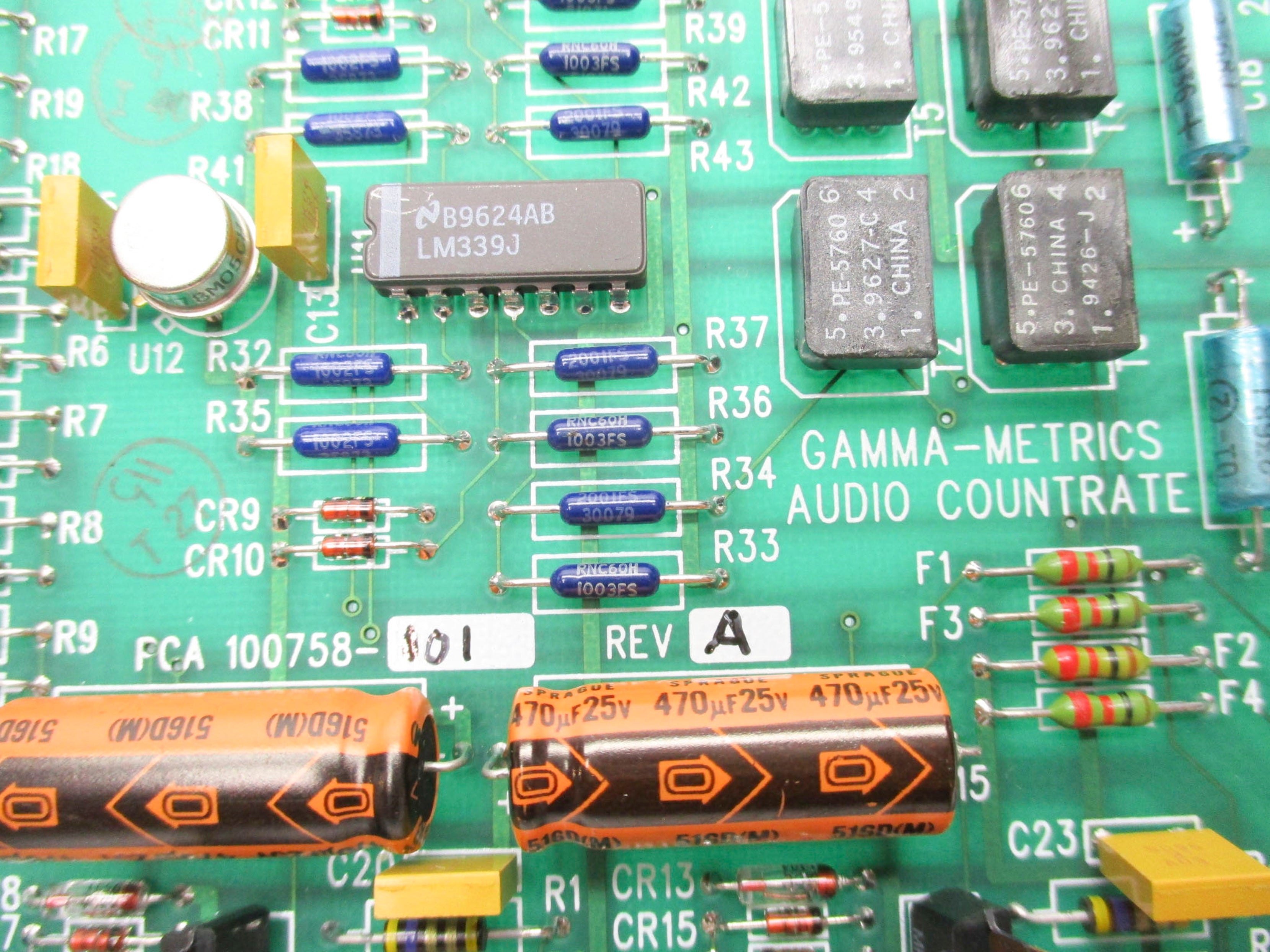 GAMMA-METRICS PCA100758-101 NSMP