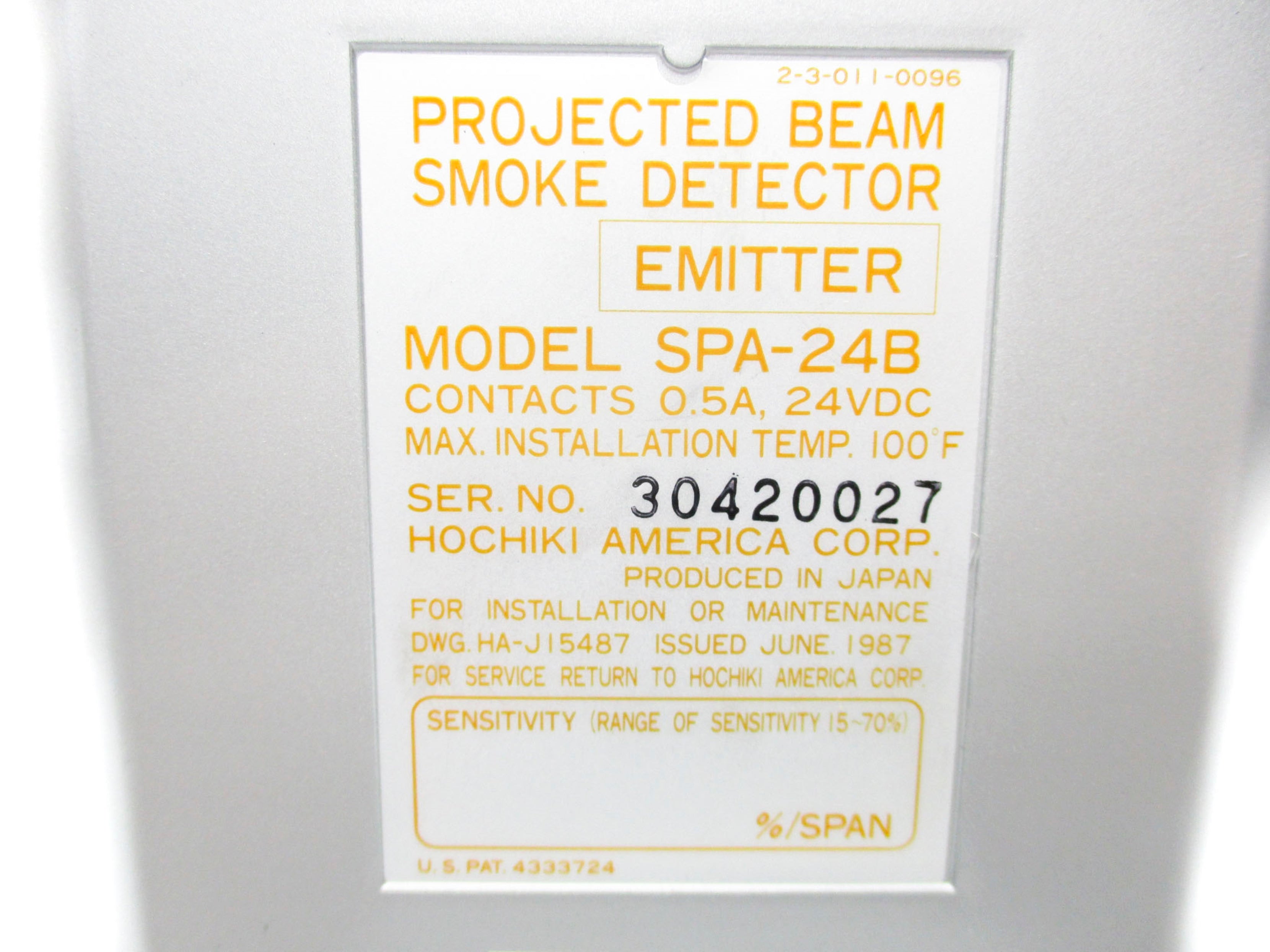 HOCHIKI SPA-24B-EMITTER NSNP