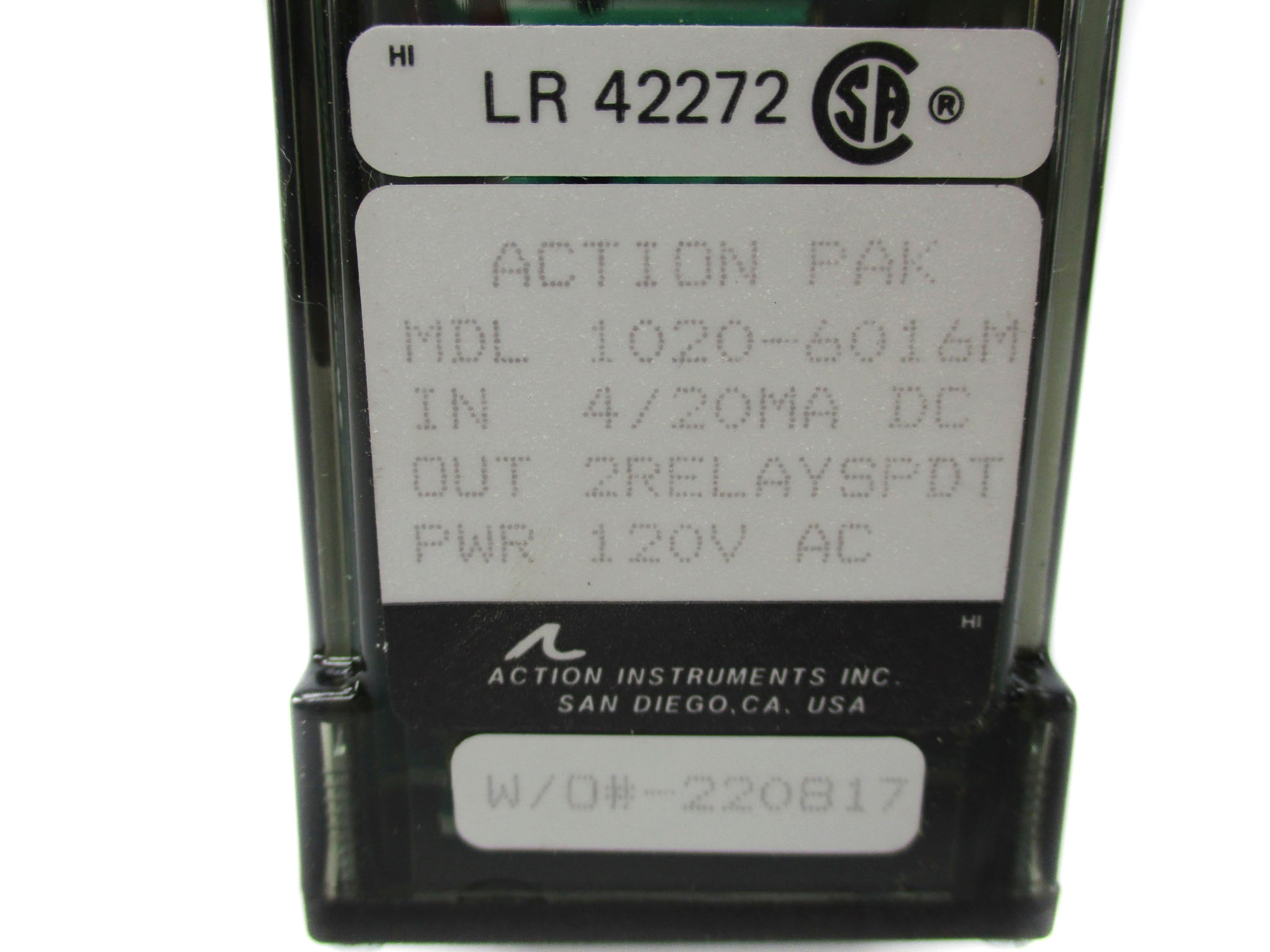 ACTION PAK 1020-6016M 120VAC NSMP