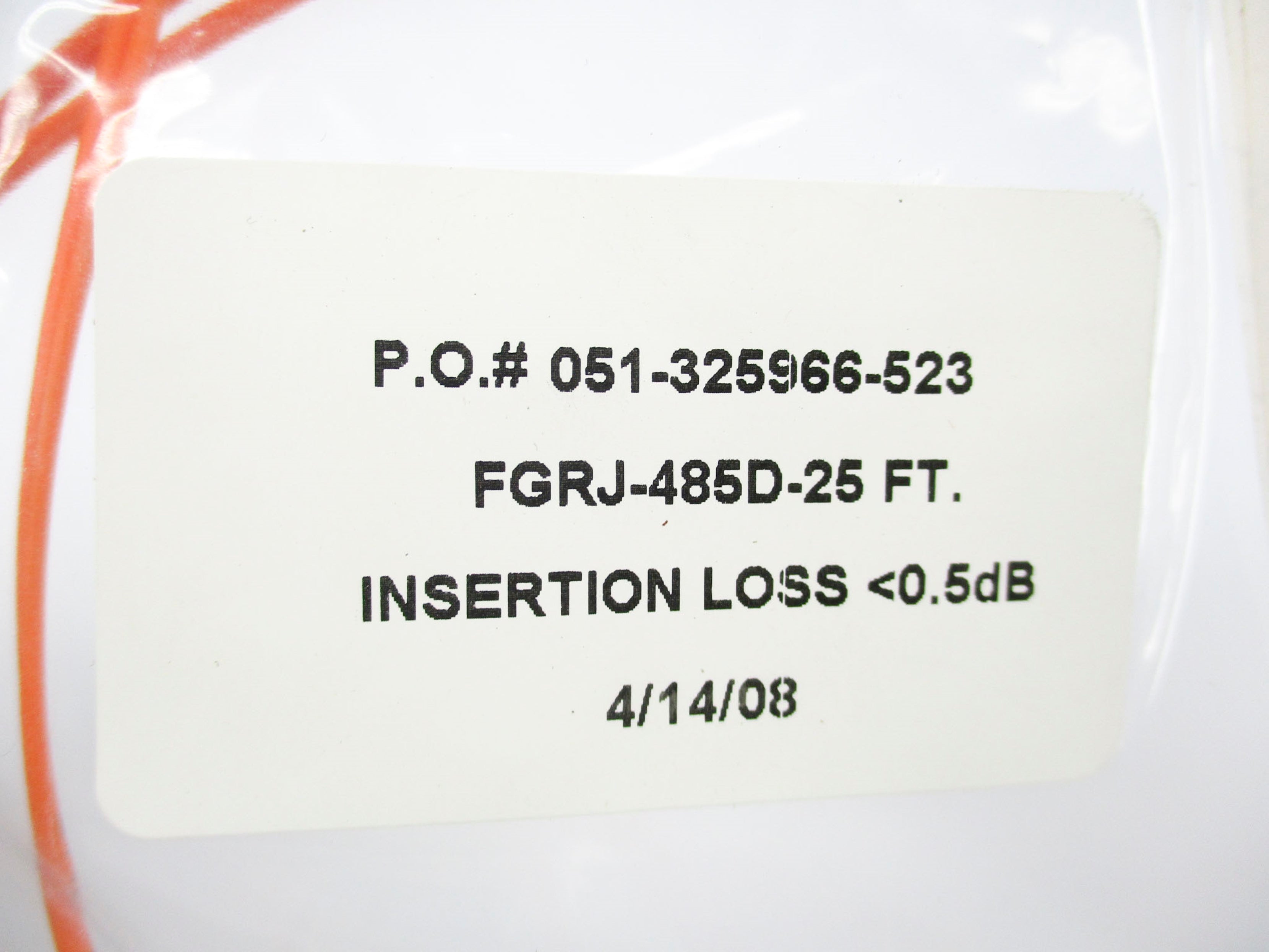 CABLE FGRJ-485D-25FT NSNP