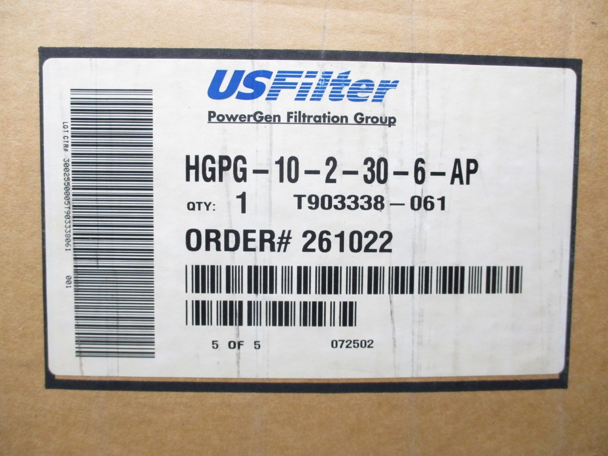 US FILTER T903338061 NSMP