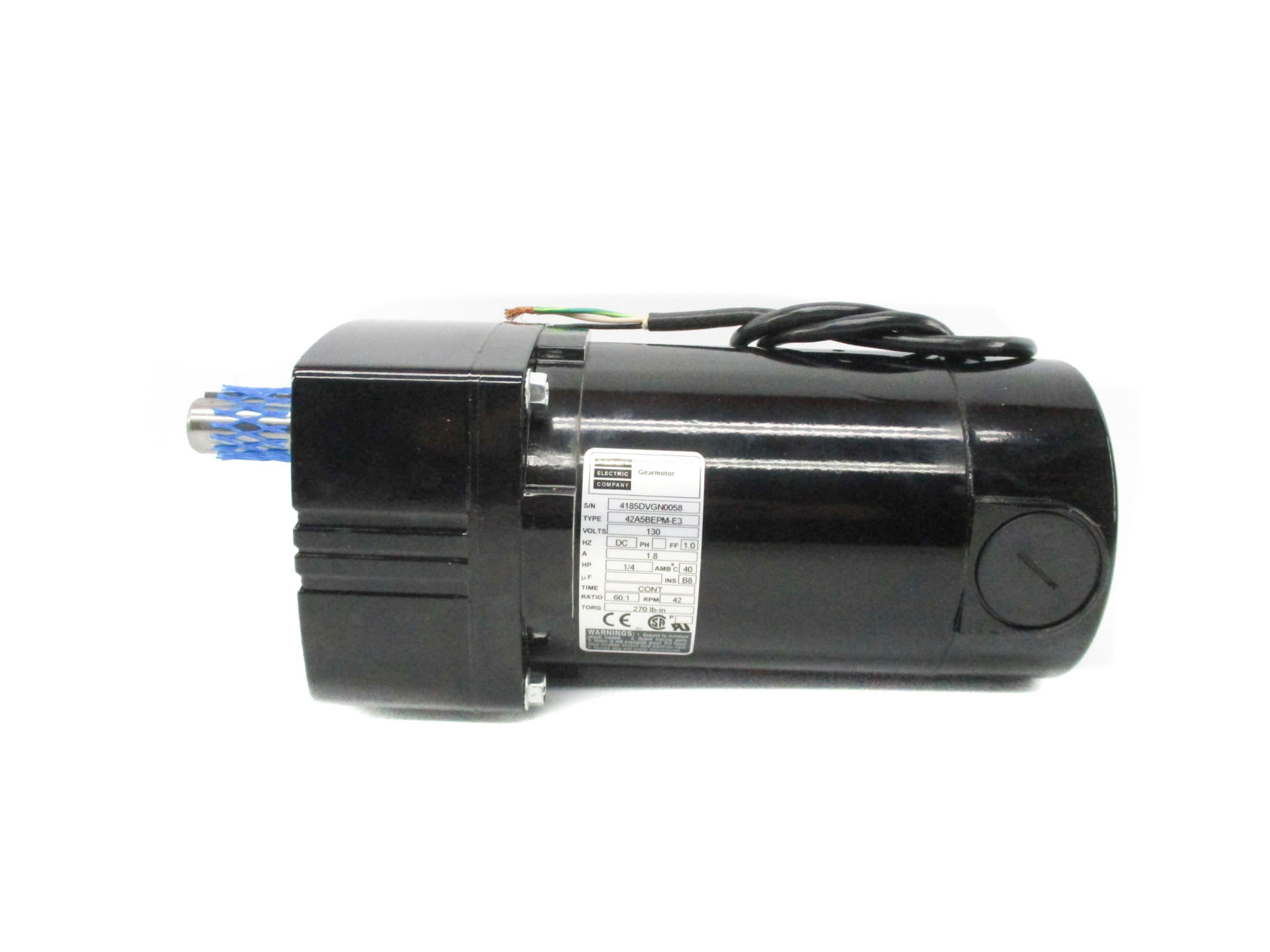 DORNER 827-4185 42A5BEPM-E3 130VDC 1.8A NSNP