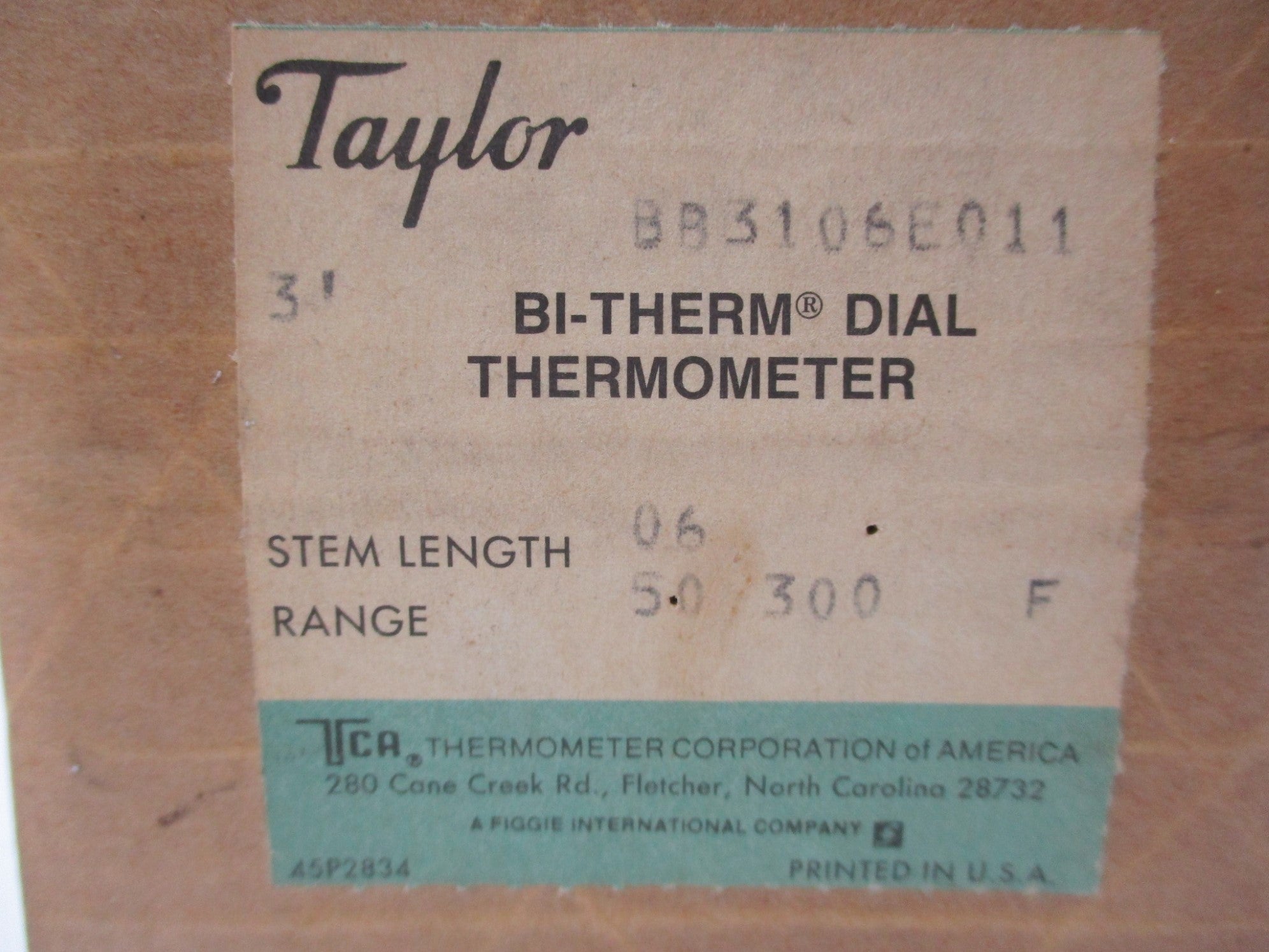 TAYLOR BB3106E011 NSMP