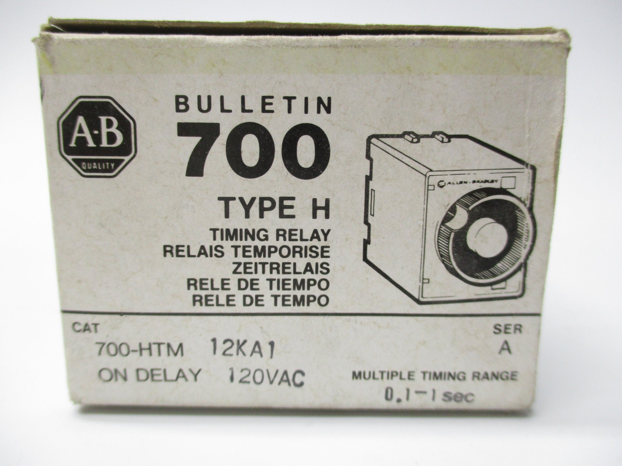 INDUSTRIAL SPARE PART 700-HTM12KA1 SER. A 120VAC (BK/YL) NSMP