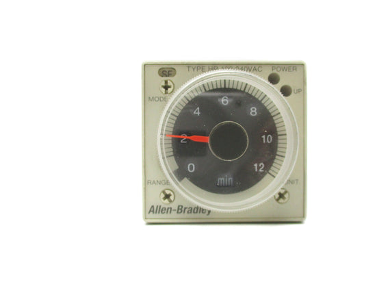 ALLEN BRADLEY 700-HR52TA17 SER. B 100-240VAC 5A 0-12MIN NSNP