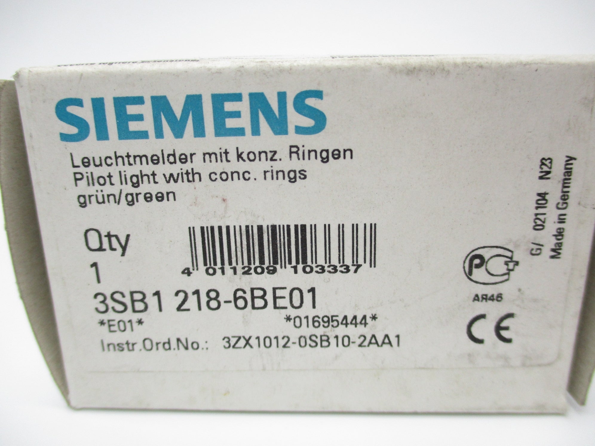 SIEMENS 3SB1218-6BE01 NSMP
