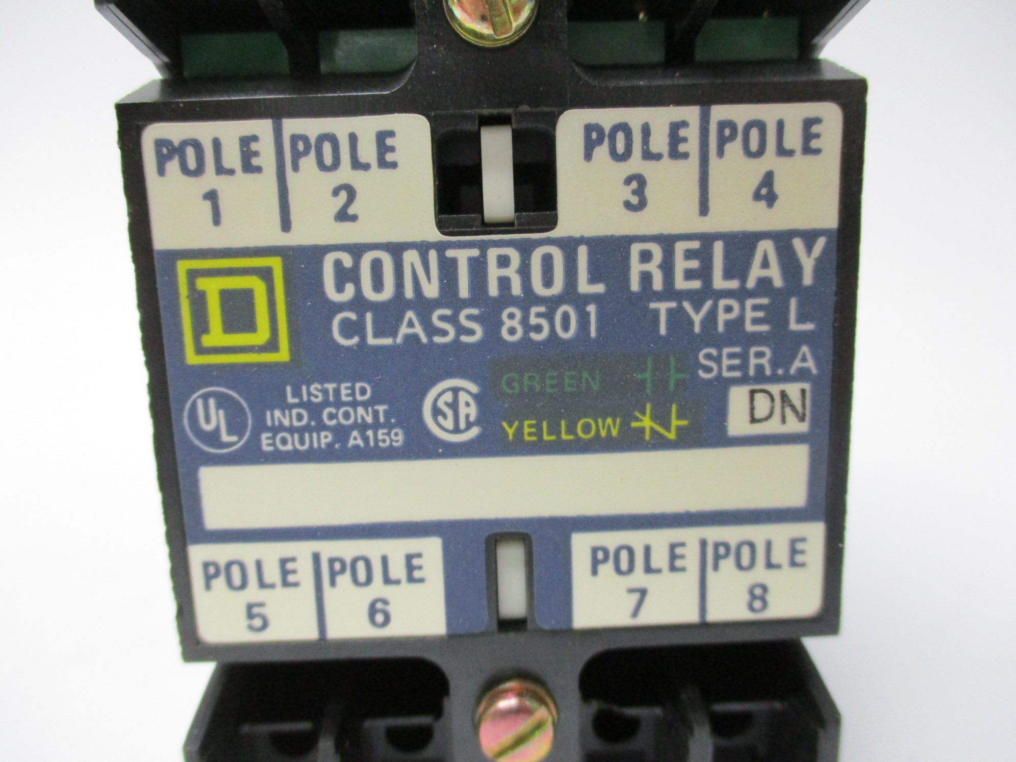 SQUARE D 8501 L0-40 120V SER. A NSMP