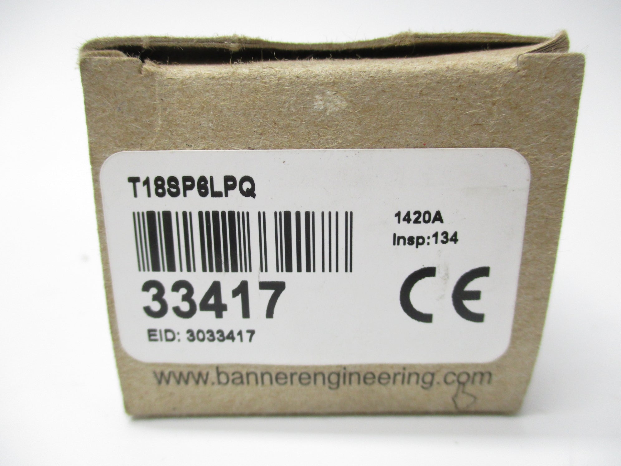 BANNER ENGINEERING T18SP6LPQ 33417 10-30VDC NSMP