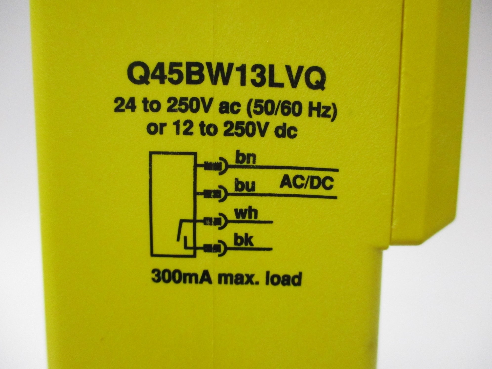 BANNER ENGINEERING Q45BW13LVQ 54326 24-250VAC NSMP