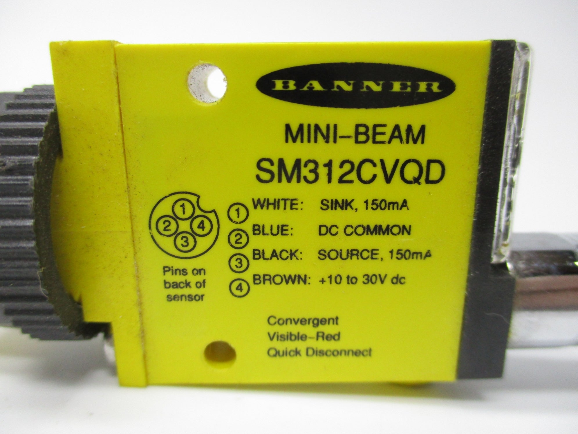 BANNER ENGINEERING SM312CVQD 10-30VDC NSNP