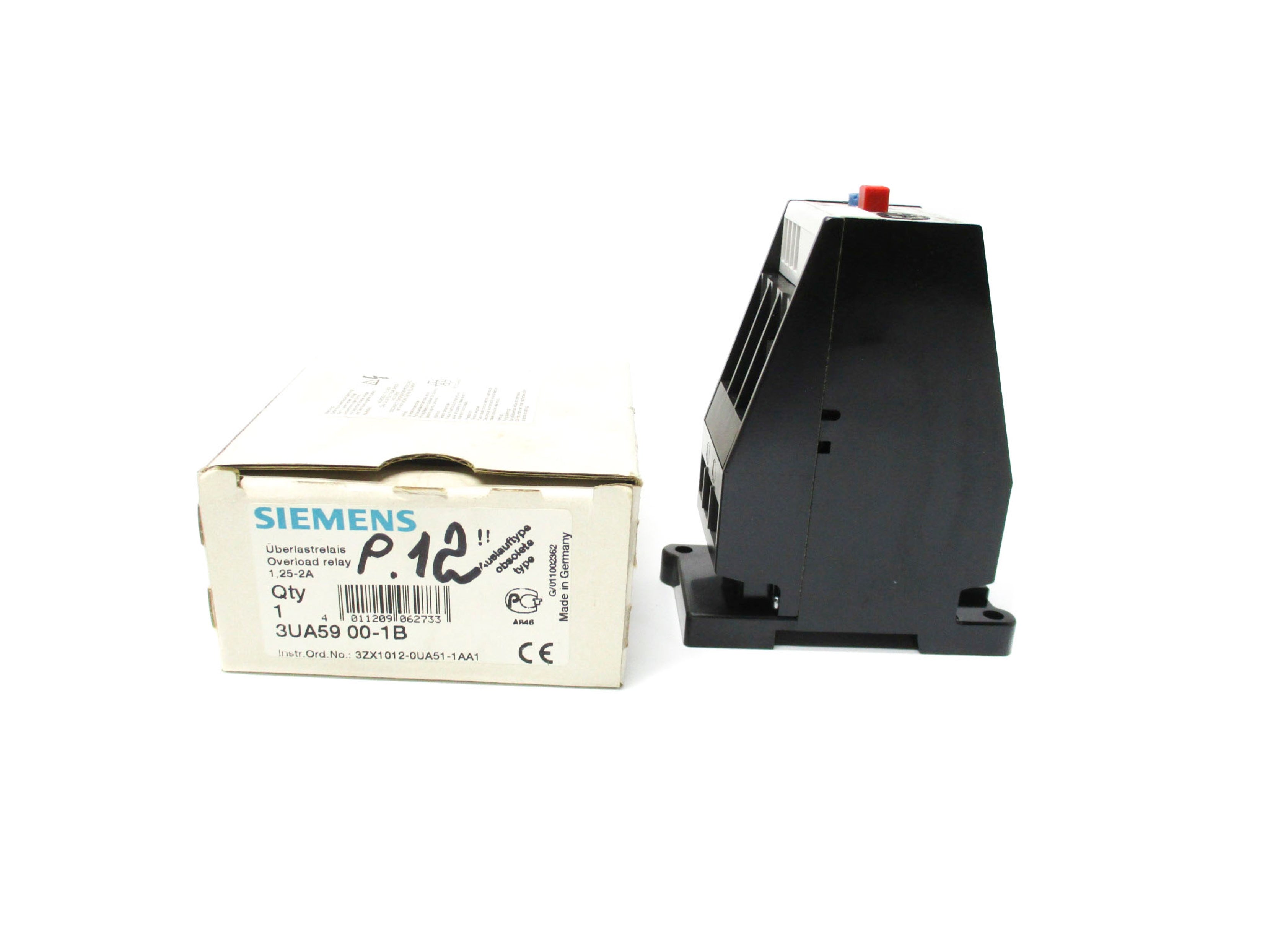 SIEMENS 3UA5900-1B 600V 1.25-2A NSMP