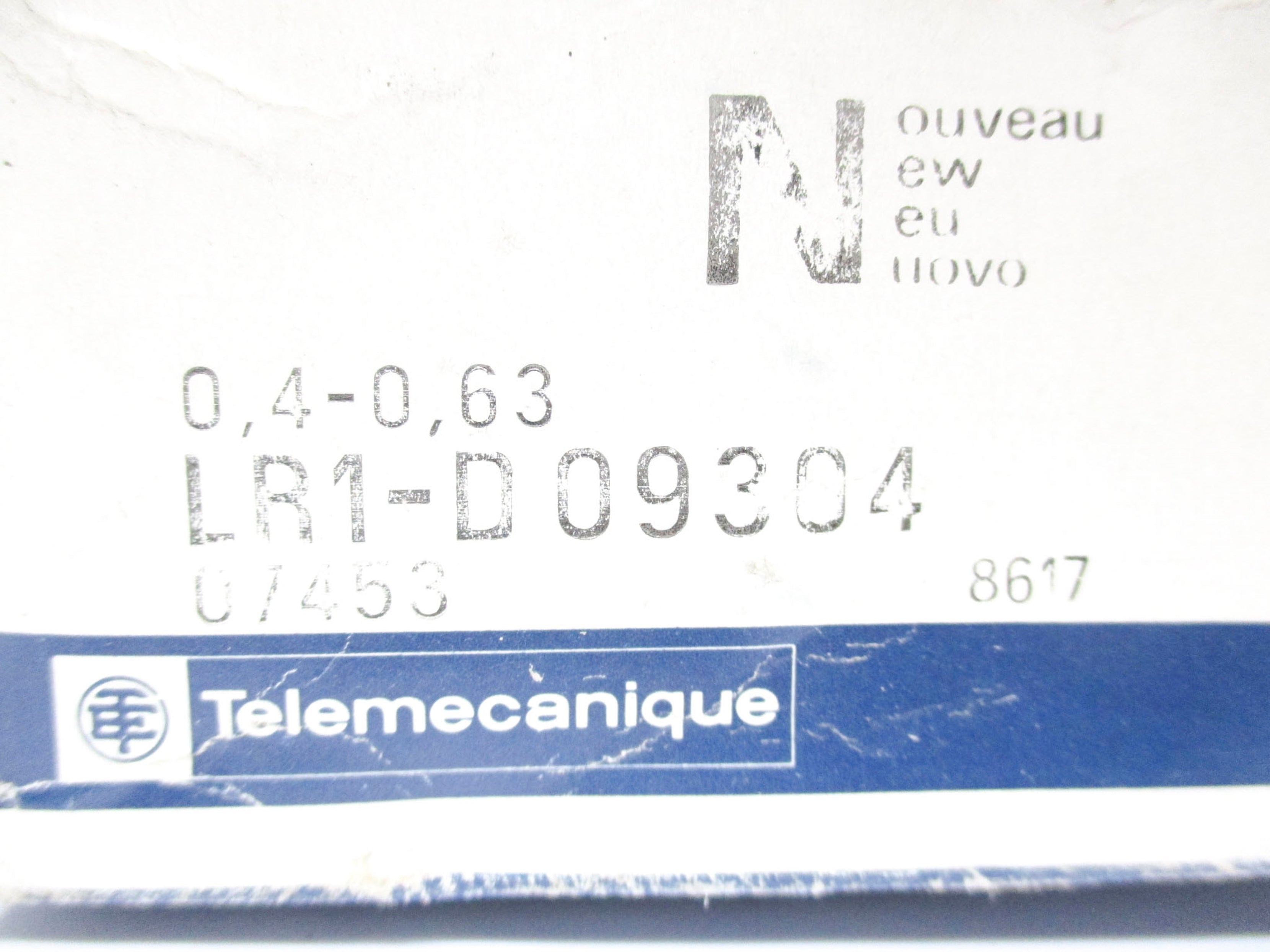 TELEMECANIQUE LR1-D09304 0.40-0.63A NSMP