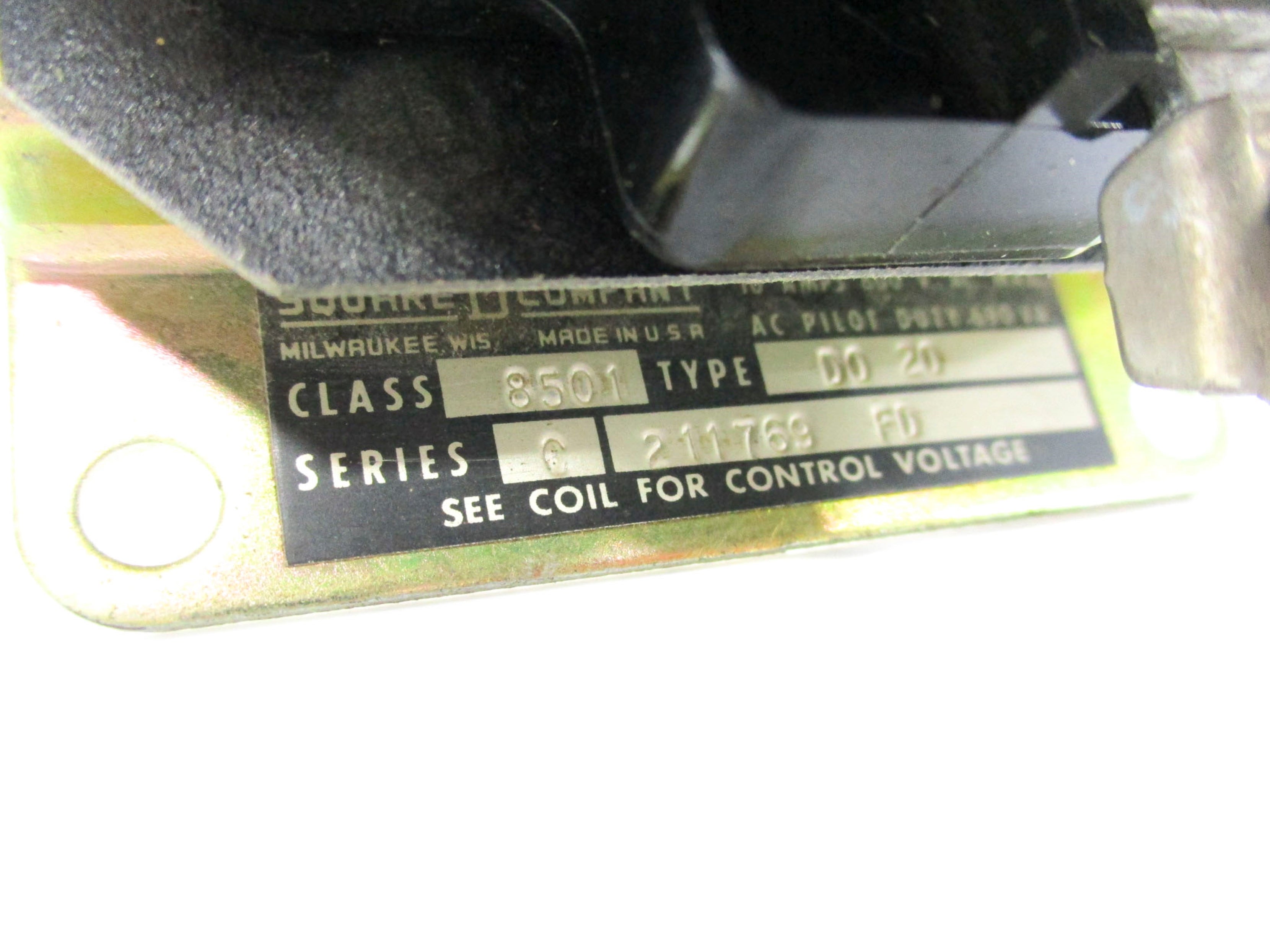 SQUARE D 8501DO20 SER. C 220/240V NSNP
