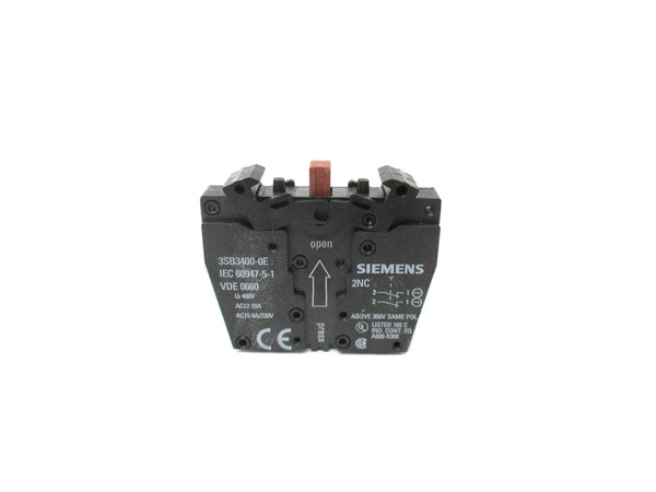 SIEMENS 3SB3400-0E 230VAC 6A NSNP
