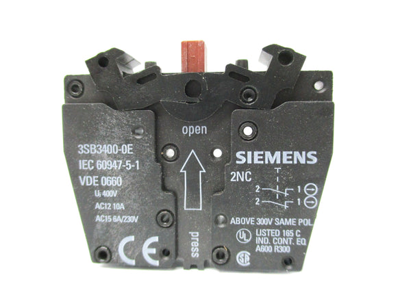 SIEMENS 3SB3400-0E 230VAC 6A NSNP