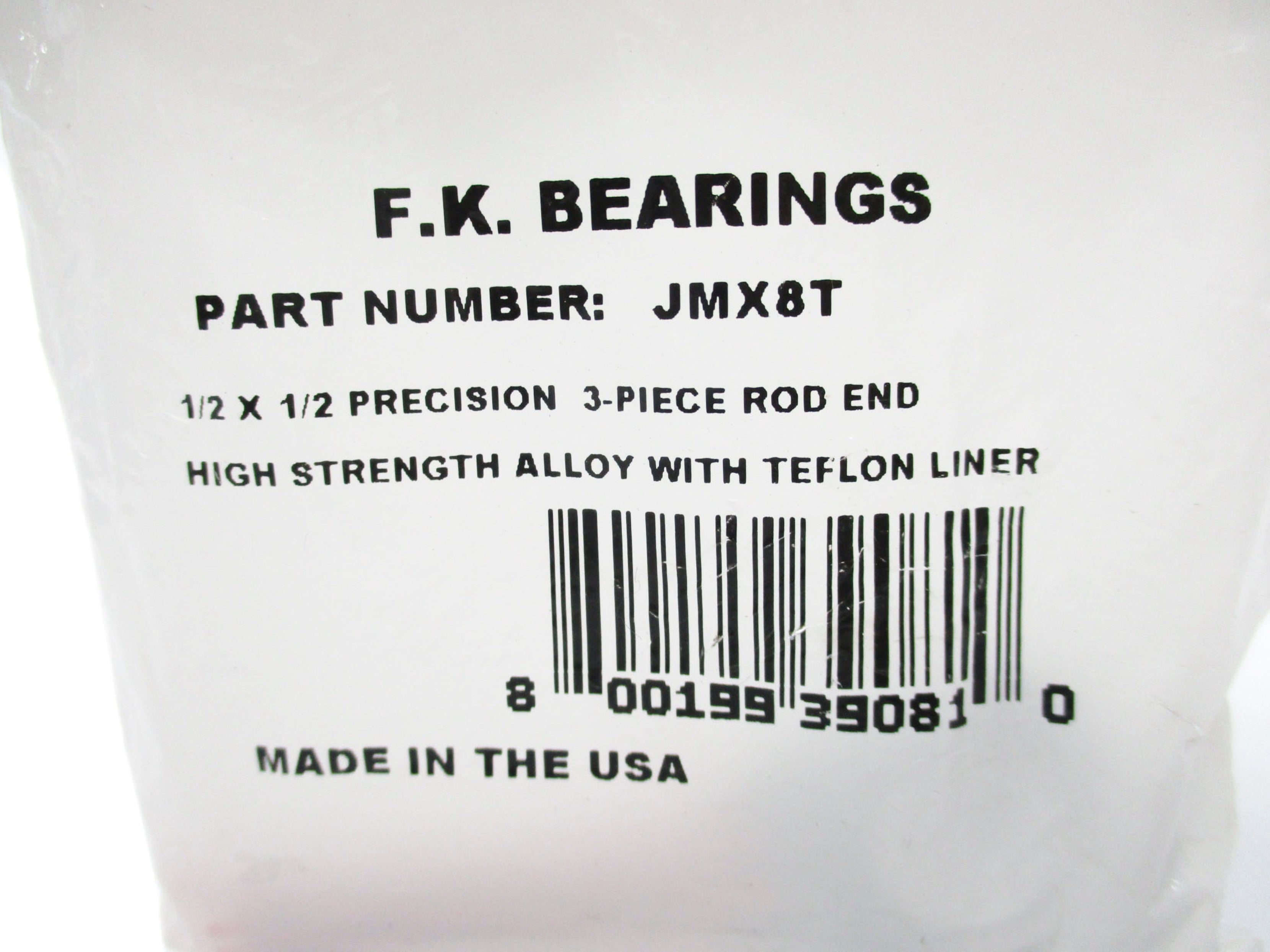 F.K BEARINGS JMX8T NSMP